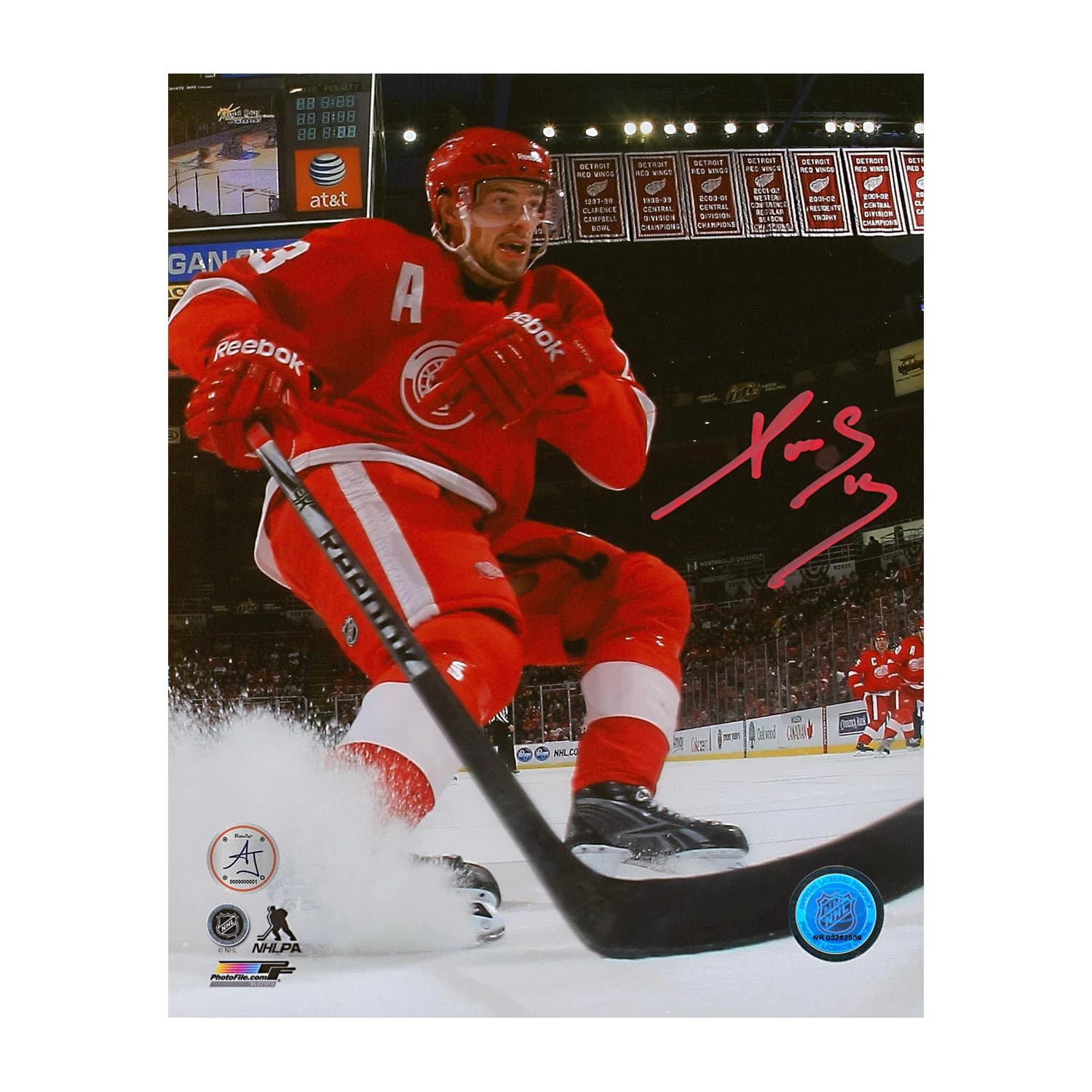 Pavel Datsyuk Autographed Detroit Red Wings Snowstorm 8x10 Photo Pavel Datsyuk Photo 8x10-snowstorm, Detroit Red Wings, supplier stock photo
