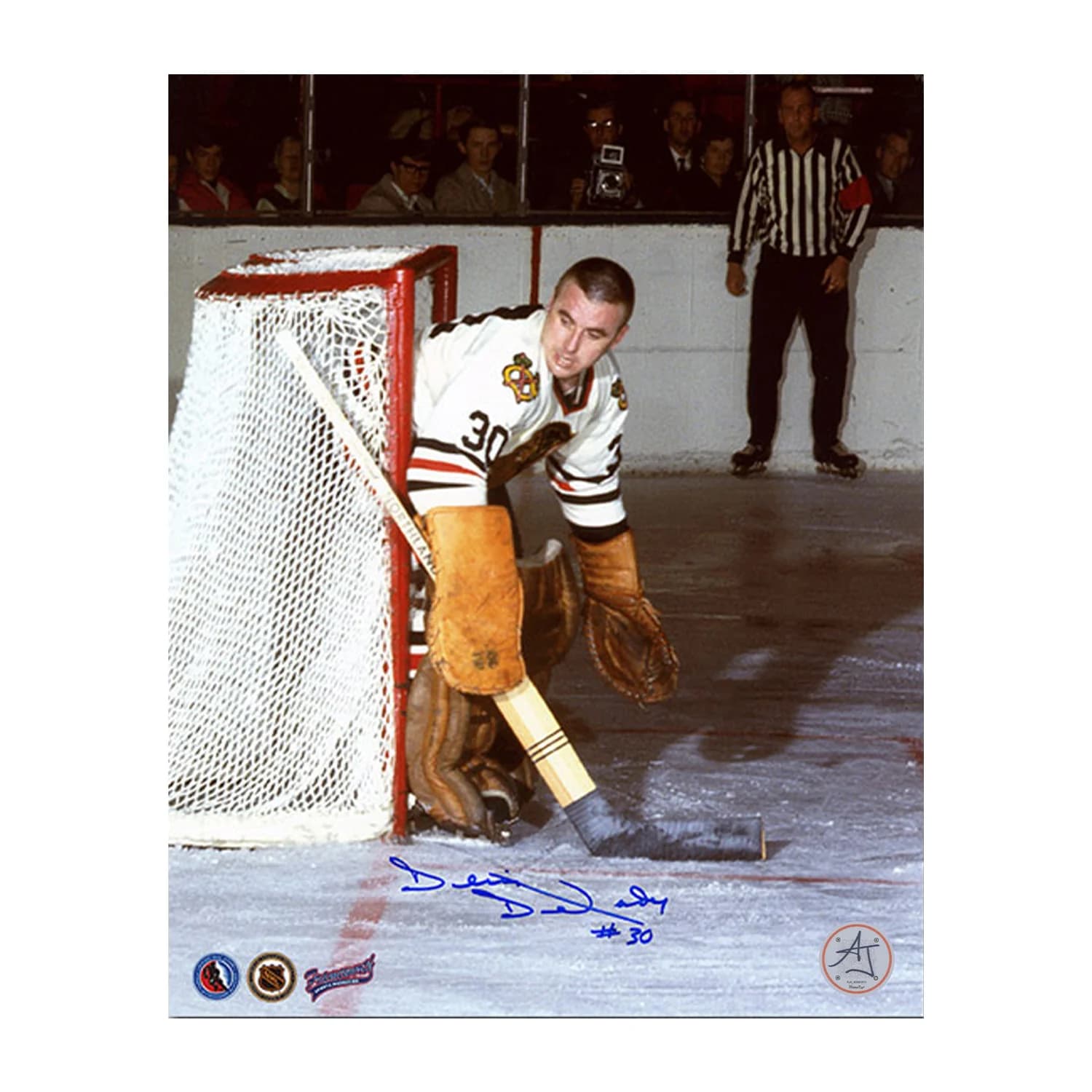 Denis Dejordy Signed Chicago Blackhawks Goalie 8x10 Photo Denis Dejordy Photo 8x10-goalie, Chicago Blackhawks, supplier stock photo