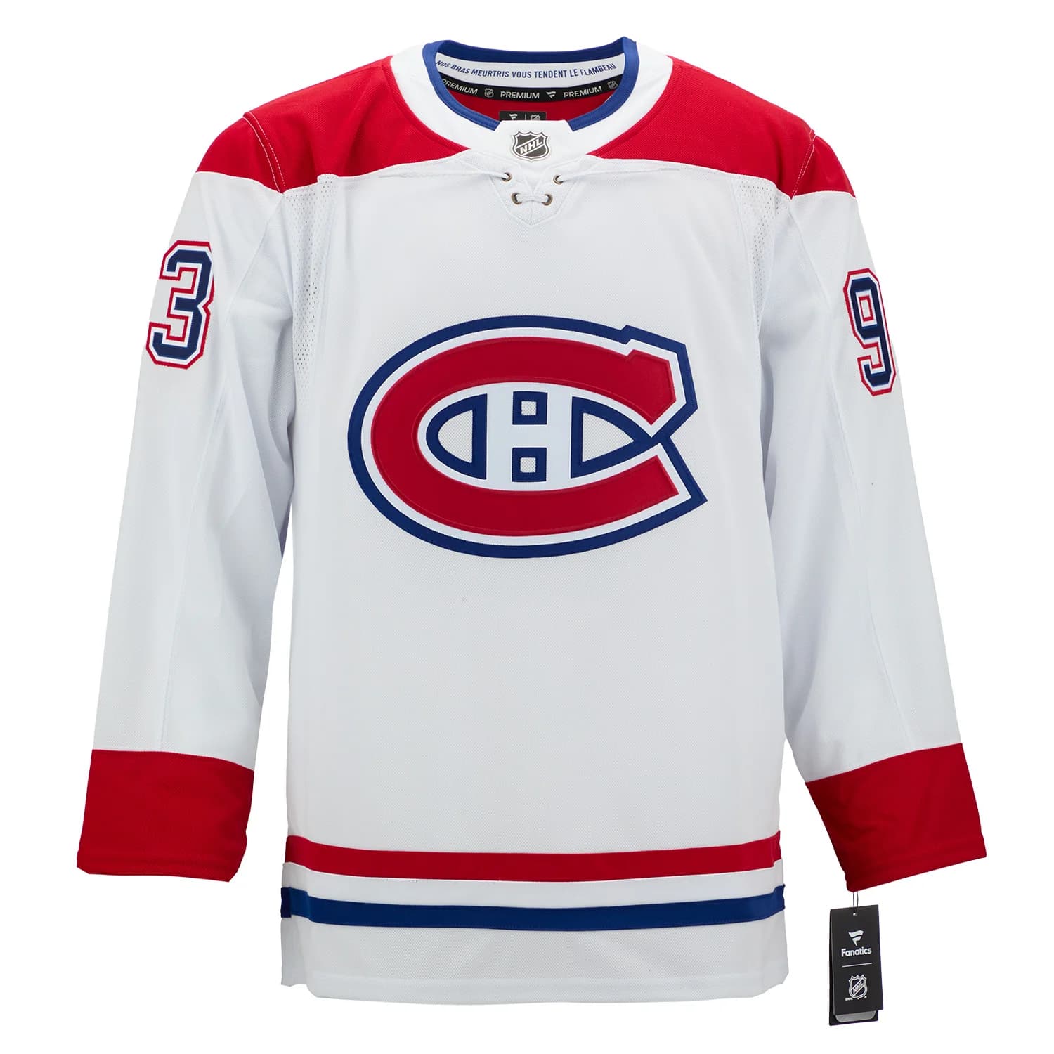 Ivan Demidov Signed Montreal Canadiens White Fanatics Premium Jersey Ivan Demidov Jersey ivan-demidov-white-premium, Montreal Canadiens, view 2, supplier stock photo
