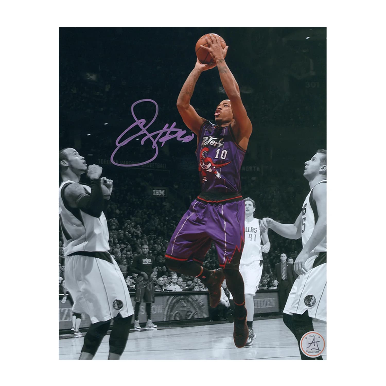 DeMar DeRozan Signed Toronto Raptors Retro Purple Spotlight 8x10 Photo DeMar DeRozan Photo 8x10-toronto-raptors-retro-purple-spotlight, supplier stock photo