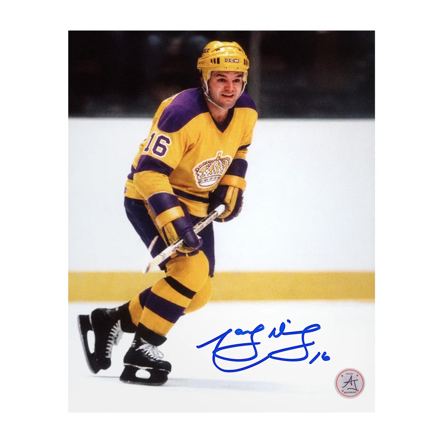 Marcel Dionne Autographed Los Angeles Kings Game Action 8x10 Photo Marcel Dionne Photo 8x10-game-action, Los Angeles Kings, supplier stock photo