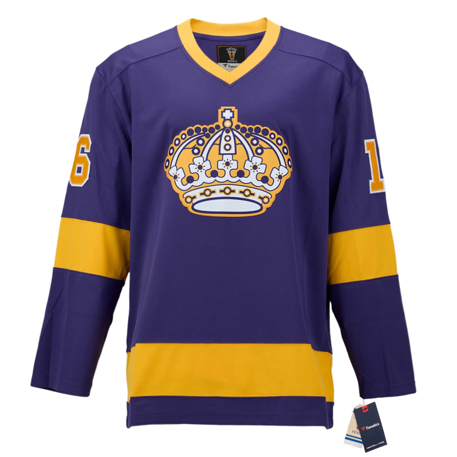 Marcel Dionne Signed Los Angeles Kings Royal impressionist Art Jersey #/16 Marcel Dionne Jersey marcel-dionne-los-angeles-kings-royal, Los Angeles Kings, view 2, supplier stock photo