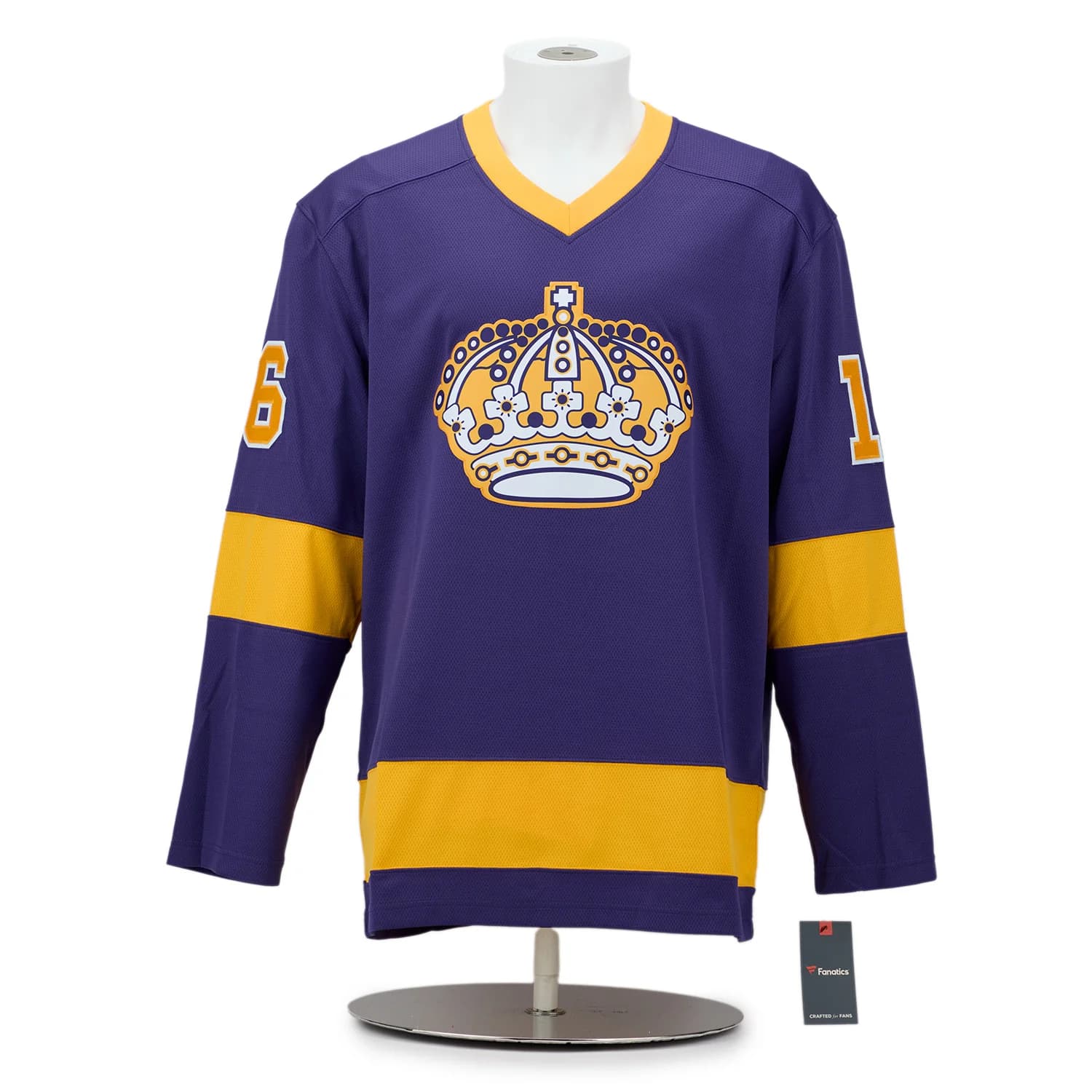 Marcel Dionne Signed Los Angeles Kings Royal impressionist Art Jersey #16/16 Marcel Dionne Jersey marcel-dionne-los-angeles-kings-royal, Los Angeles Kings, view 2, supplier stock photo