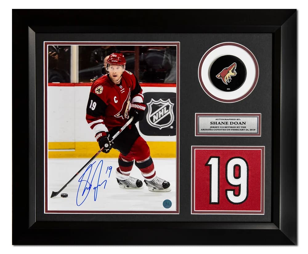 Shane Doan Signed Arizona Coyotes Game Day Number 20x24 Frame Shane Doan Other 20x24-game-day-number-frame, Arizona Coyotes, supplier stock photo
