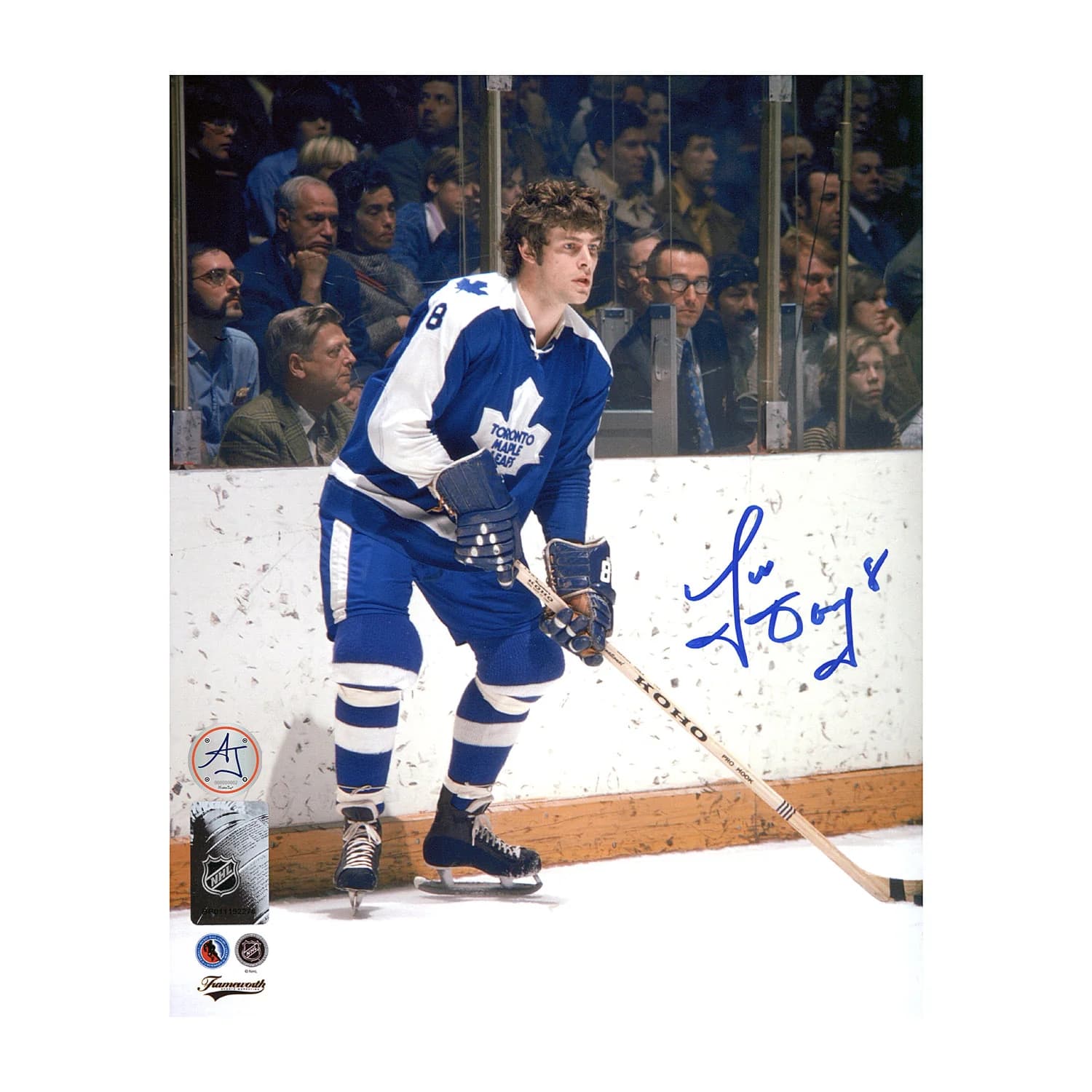 Jim Dorey Autographed Toronto Maple Leafs Hockey 8x10 Photo Jim Dorey Photo 8x10-hockey, Toronto Maple Leafs, supplier stock photo