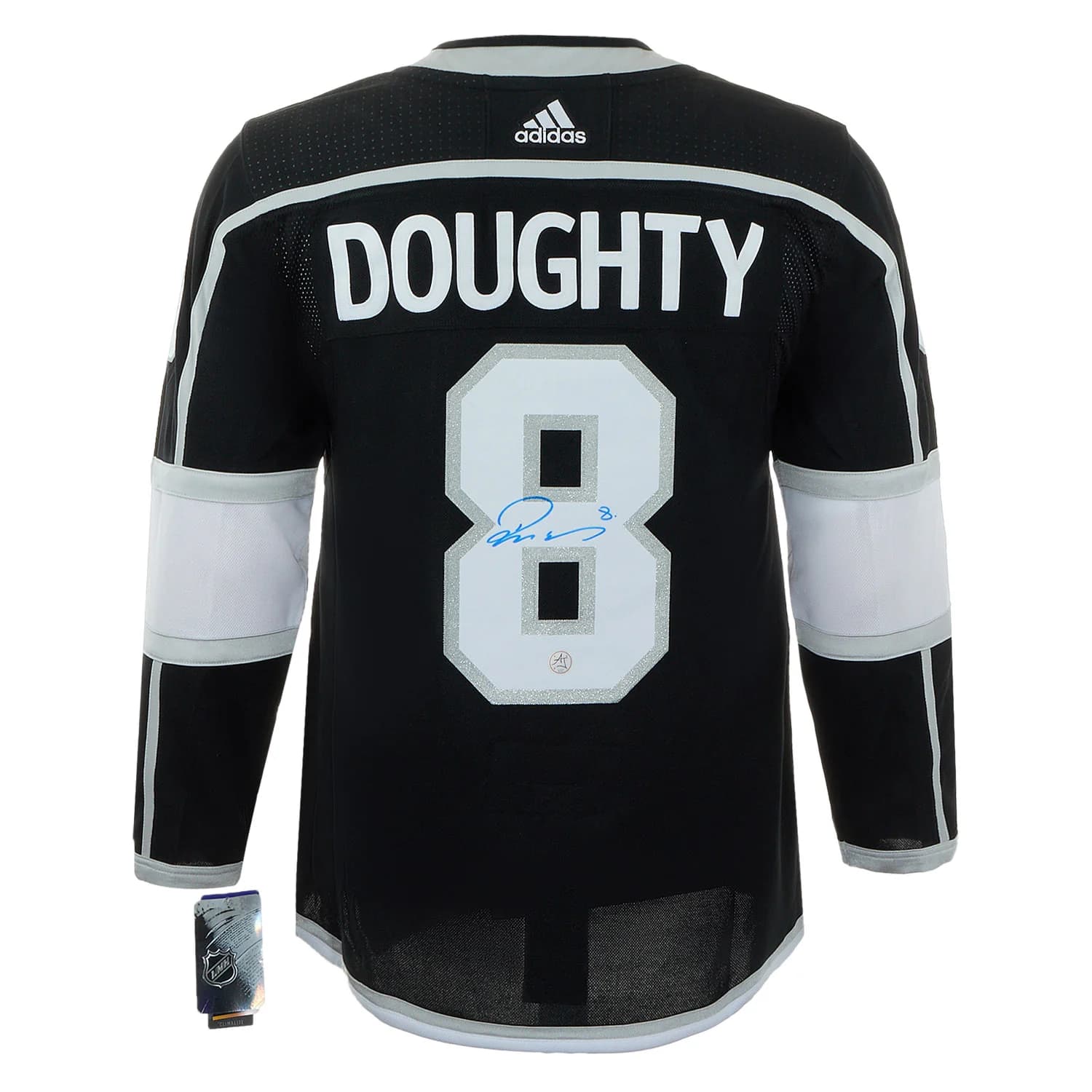 Drew Doughty Autographed Los Angeles Kings Black adidas Jersey Drew Doughty Jersey drew-doughty-los-angeles-kings-black, Los Angeles Kings, supplier stock photo
