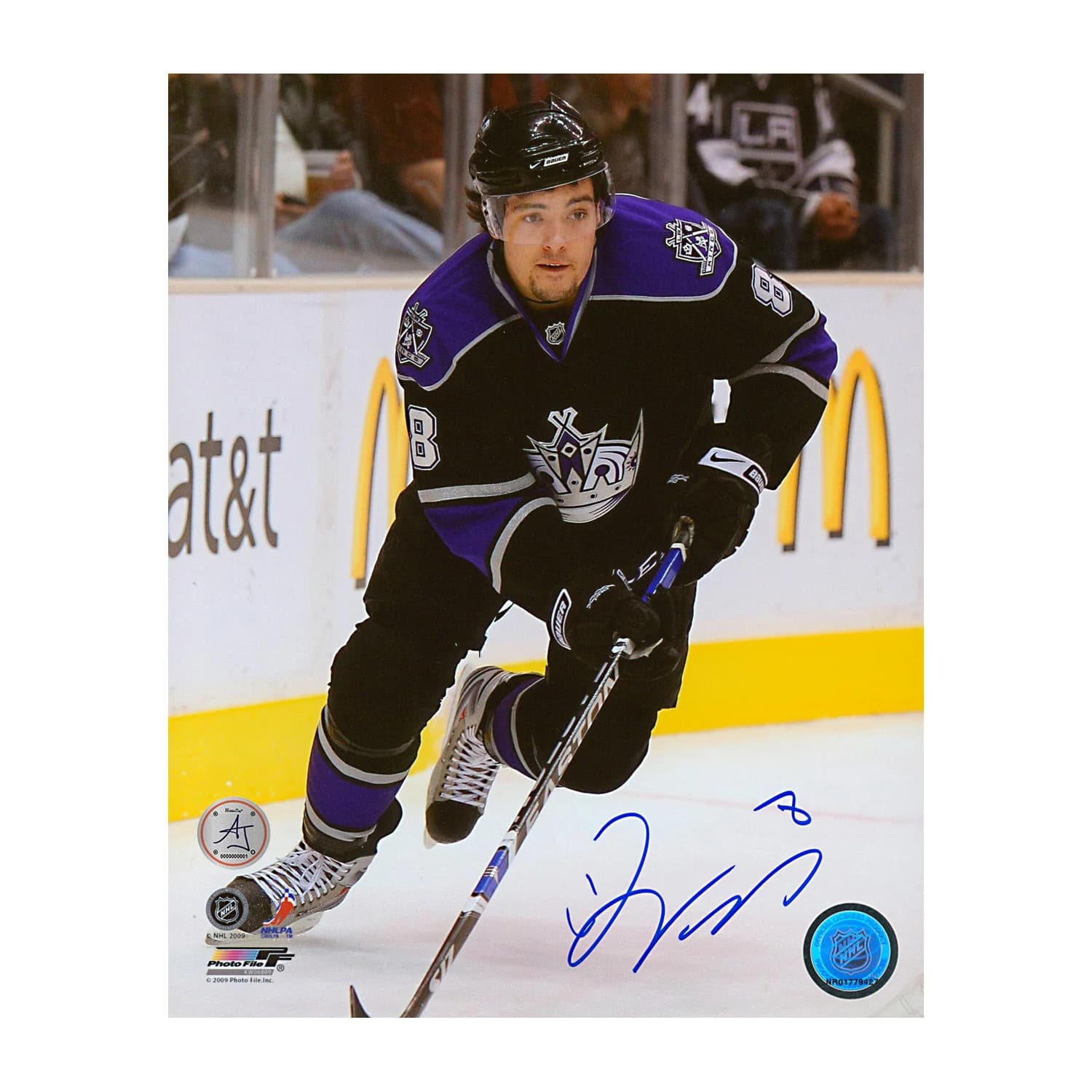 Drew Doughty Autographed Los Angeles Kings Game Action 8x10 Photo Drew Doughty Photo 8x10-game-action, Los Angeles Kings, supplier stock photo