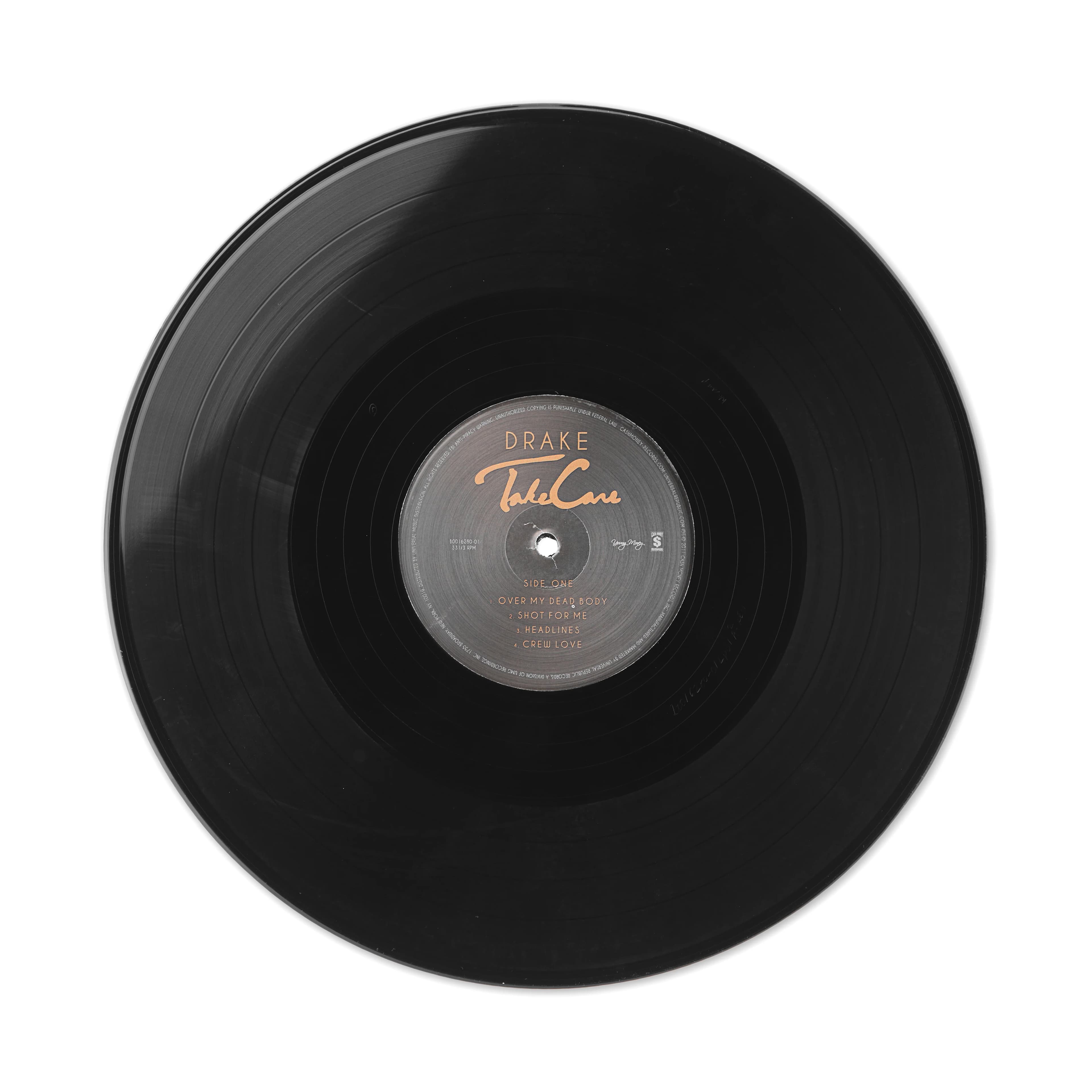 Drake Signed Take Care Record Album With PSA COA Other drake-take-care-record-album, view 3, supplier stock photo