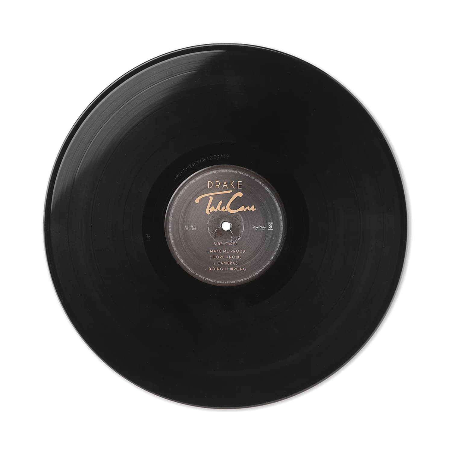 Drake Signed Take Care Record Album With PSA COA Other drake-take-care-record-album, view 4, supplier stock photo
