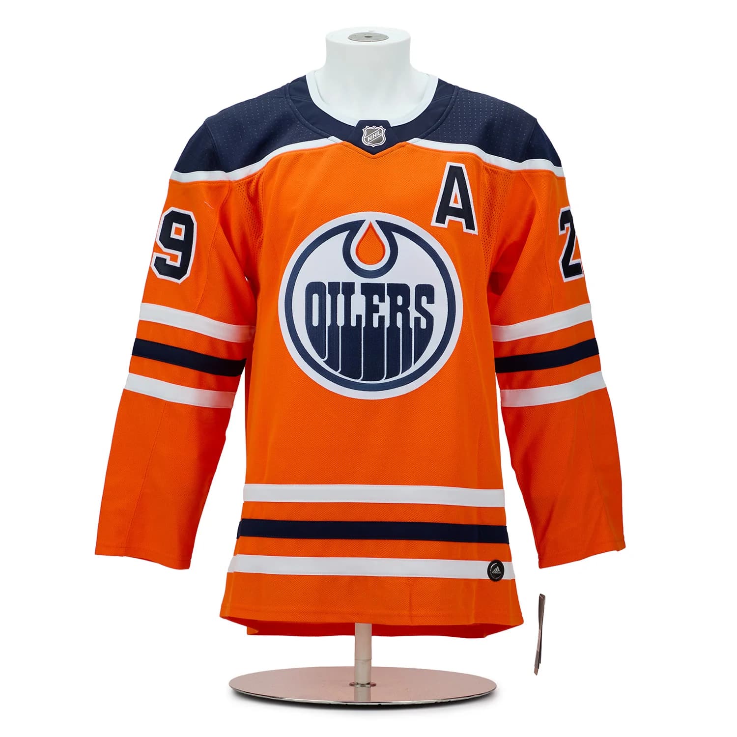 Leon Draisaitl Signed & Inscribed Edmonton Oilers Art Ross adidas Jersey #5/29 Leon Draisaitl Jersey leon-draisaitl-inscribed-art-ross-adidas, Edmonton Oilers, view 2, supplier stock photo