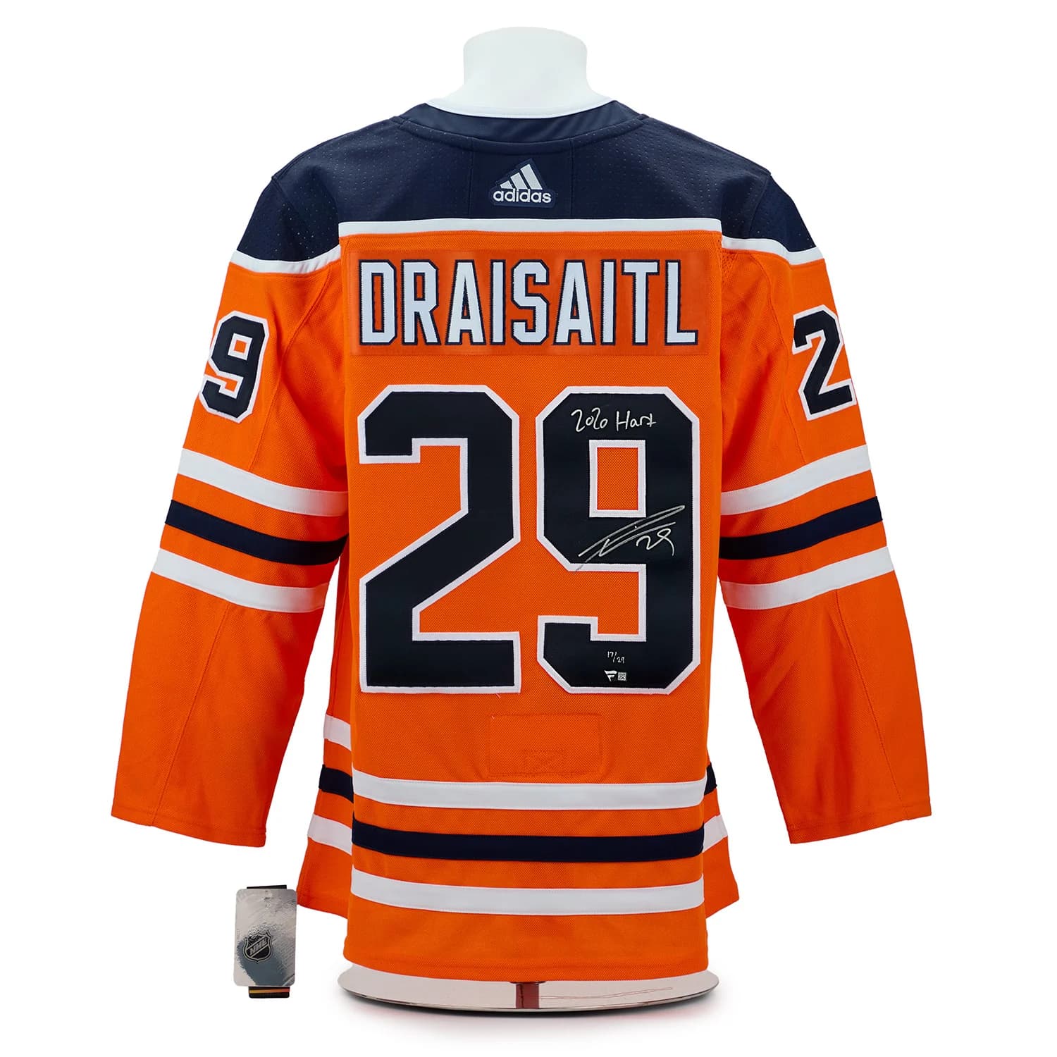 Leon Draisaitl Edmonton Oilers Signed & Inscribed MVP adidas Jersey #17/29 Leon Draisaitl Jersey leon-draisaitl-inscribed-mvp-adidas-17, Edmonton Oilers, supplier stock photo