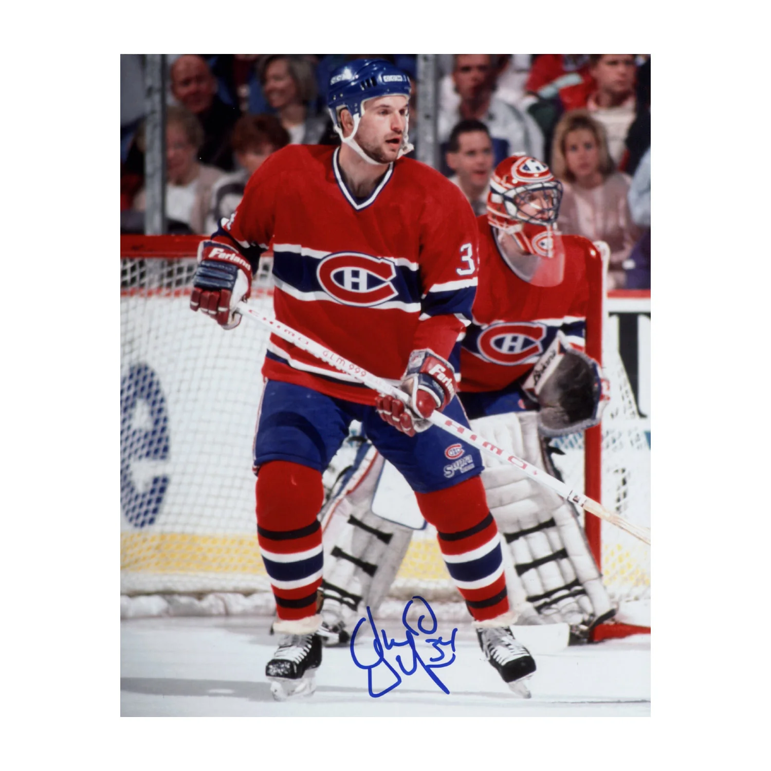 Donald Dufresne Autographed Montreal Canadiens Hockey 8x10 Photo Donald Dufresne Photo 8x10-hockey, Montreal Canadiens, supplier stock photo