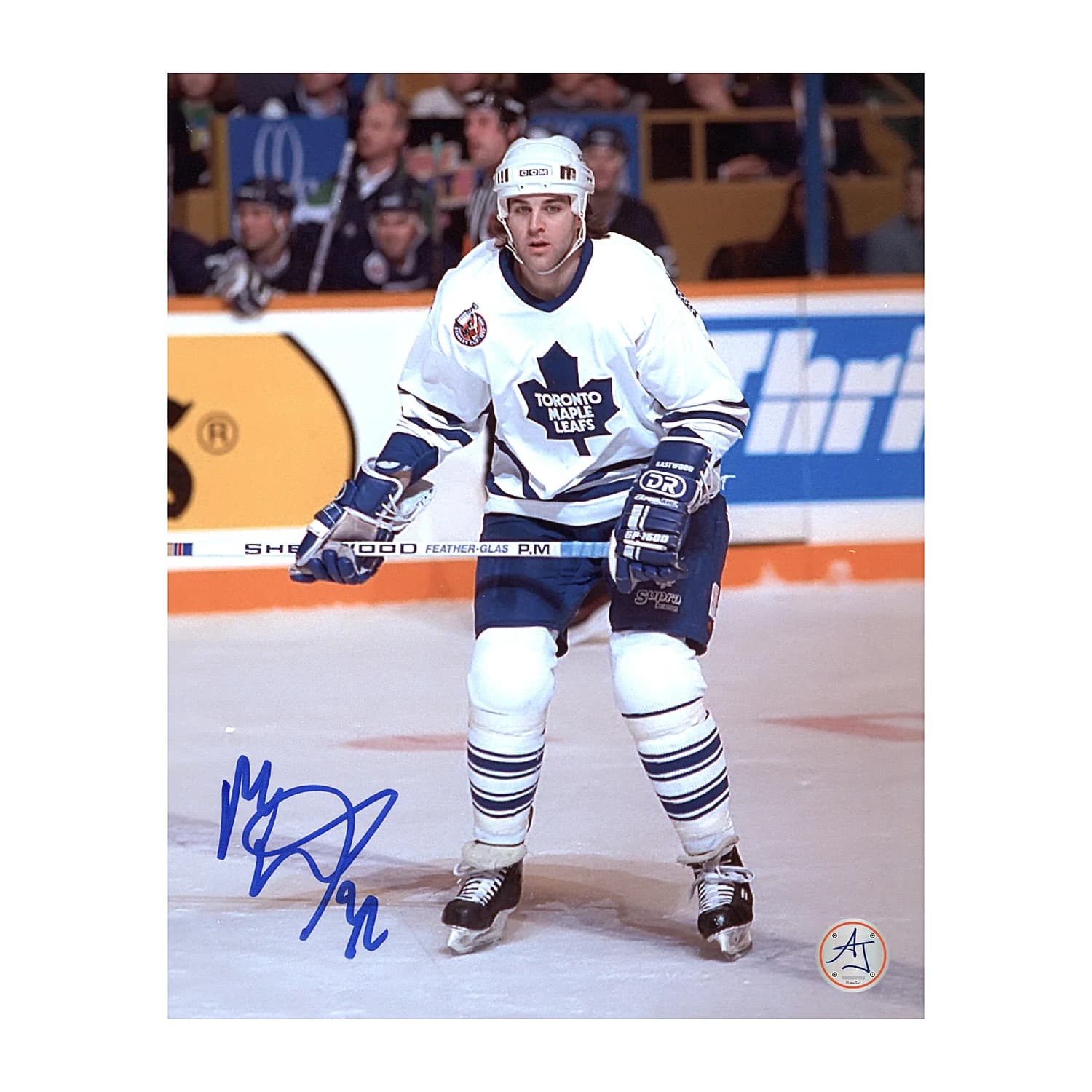 Mike Eastwood Autographed Toronto Maple Leafs Game Action 8x10 Photo Mike Eastwood Photo 8x10-game-action, Toronto Maple Leafs, supplier stock photo