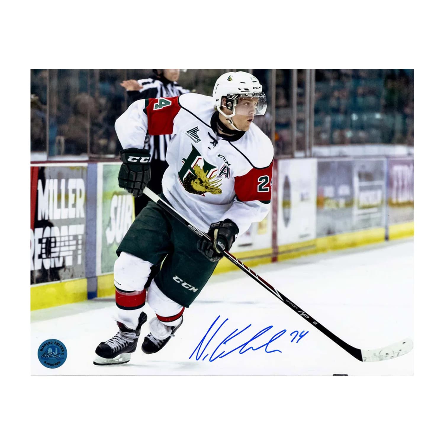 Nikolaj Ehlers Autographed Halifax Mooseheads CHL Hockey 8x10 Photo Nikolaj Ehlers Photo 8x10-halifax-mooseheads-chl-hockey, supplier stock photo