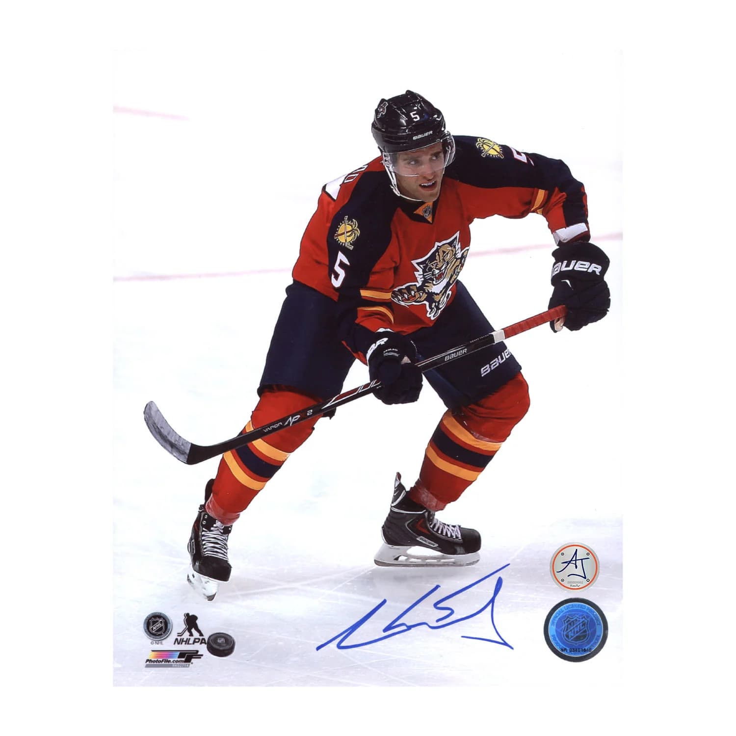 Aaron Ekblad Florida Panthers Autographed Rookie Action 8x10 Photo Aaron Ekblad Photo 8x10-rookie-action, Florida Panthers, supplier stock photo