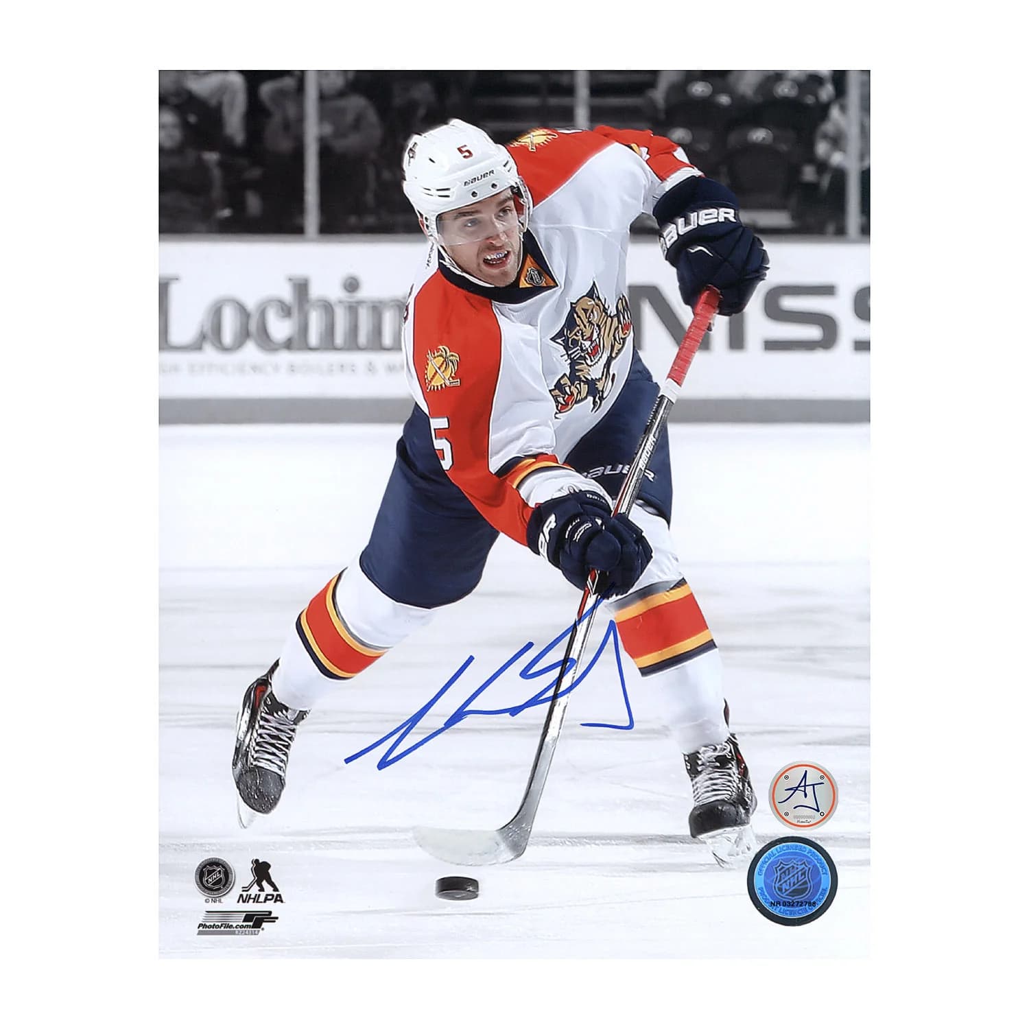 Aaron Ekblad Signed Florida Panthers Shooting 8x10 Photo Aaron Ekblad Photo 8x10-shooting, Florida Panthers, supplier stock photo