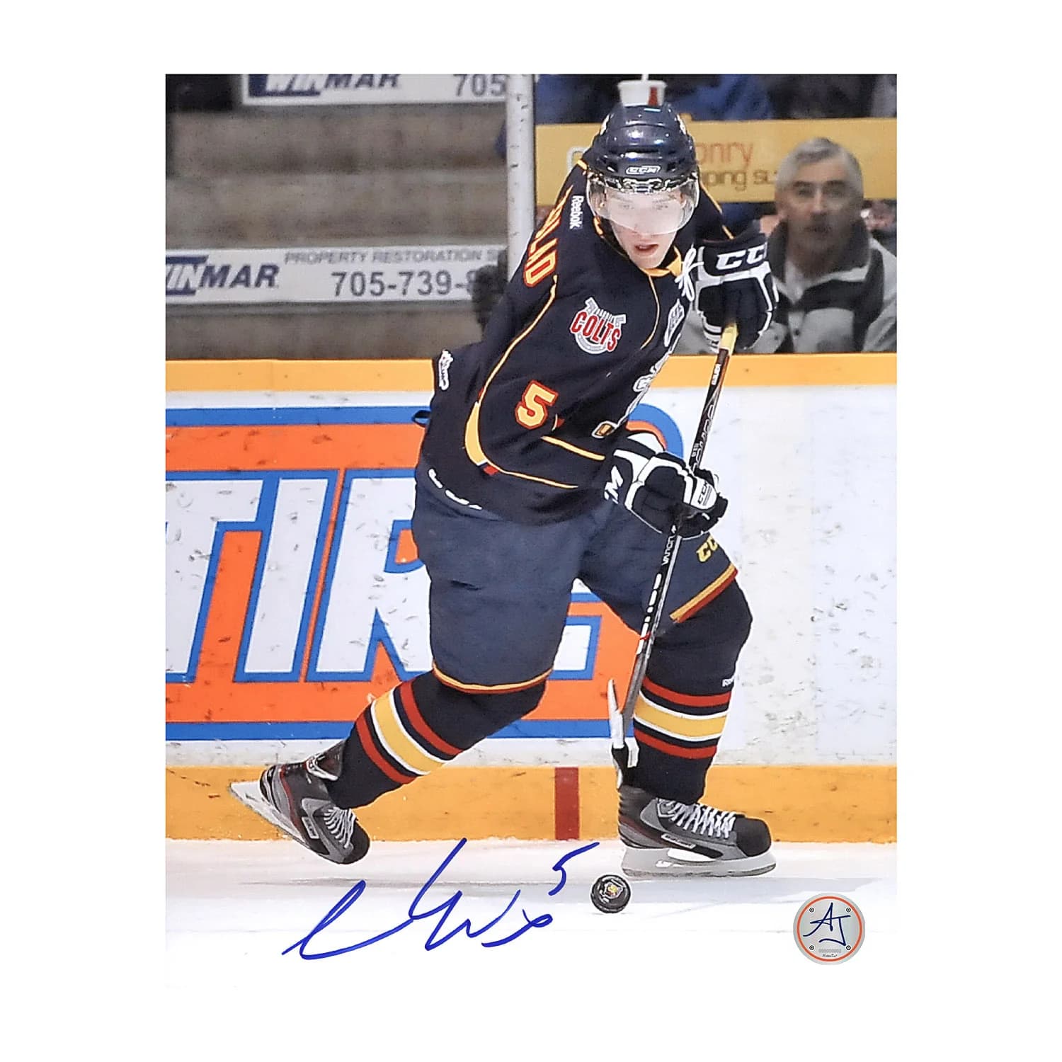 Aaron Ekblad Autographed Barrie Colts Rookie 8x10 Photo Aaron Ekblad Photo 8x10-barrie-colts-rookie, supplier stock photo