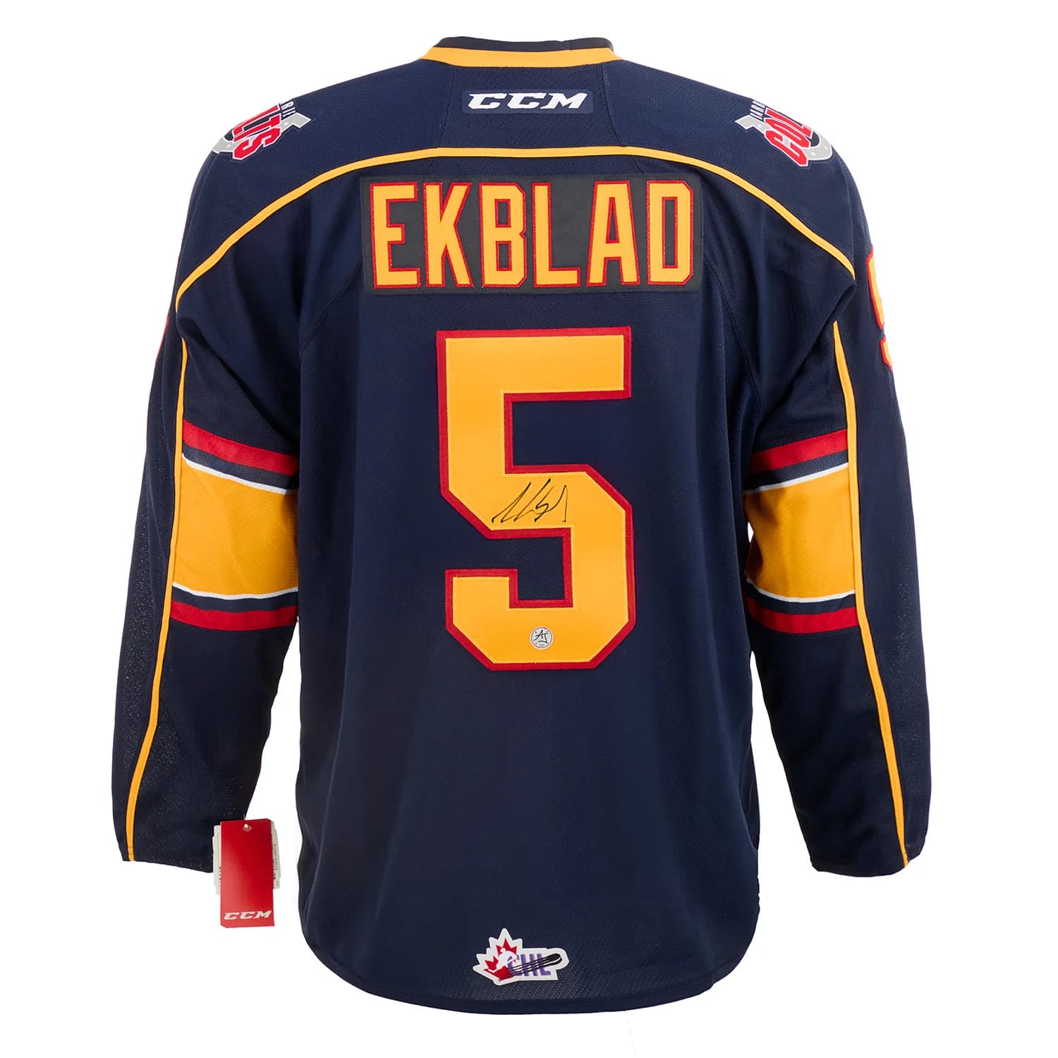 Aaron Ekblad Barrie Colts Autographed CHL Hockey Jersey Aaron Ekblad Jersey barrie-colts-chl-hockey, supplier stock photo