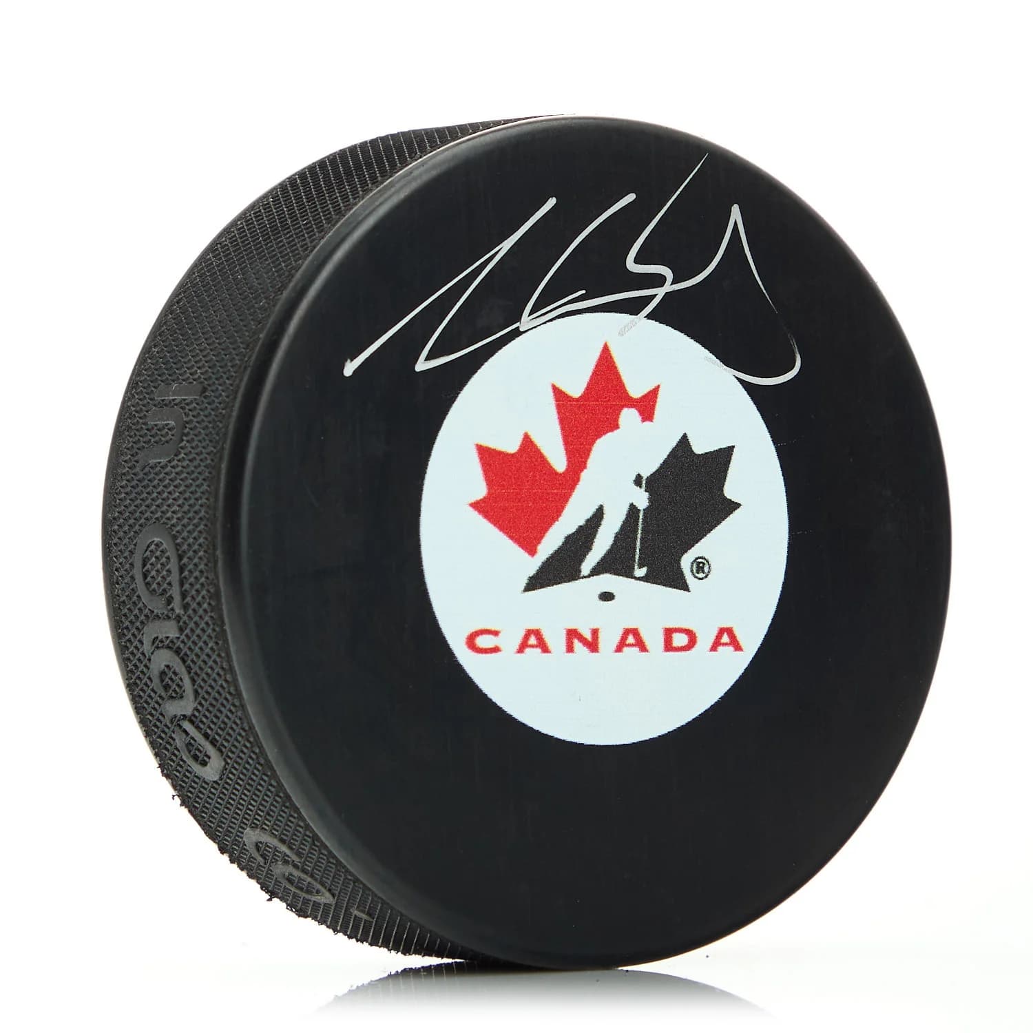 Aaron Ekblad Team Canada Autographed Hockey Puck Aaron Ekblad Puck team-canada-hockey, supplier stock photo