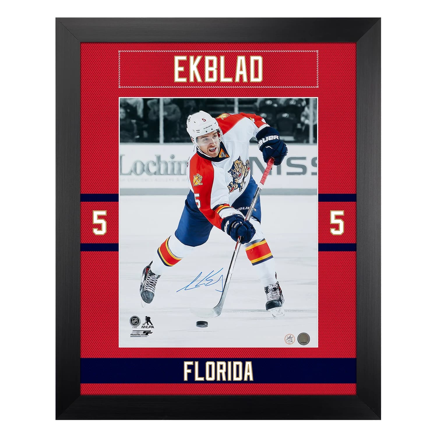 Aaron Ekblad Signed Florida Panthers Uniform Graphic 26x32 Frame Aaron Ekblad Jersey 26x32-uniform-graphic-frame, Florida Panthers, supplier stock photo