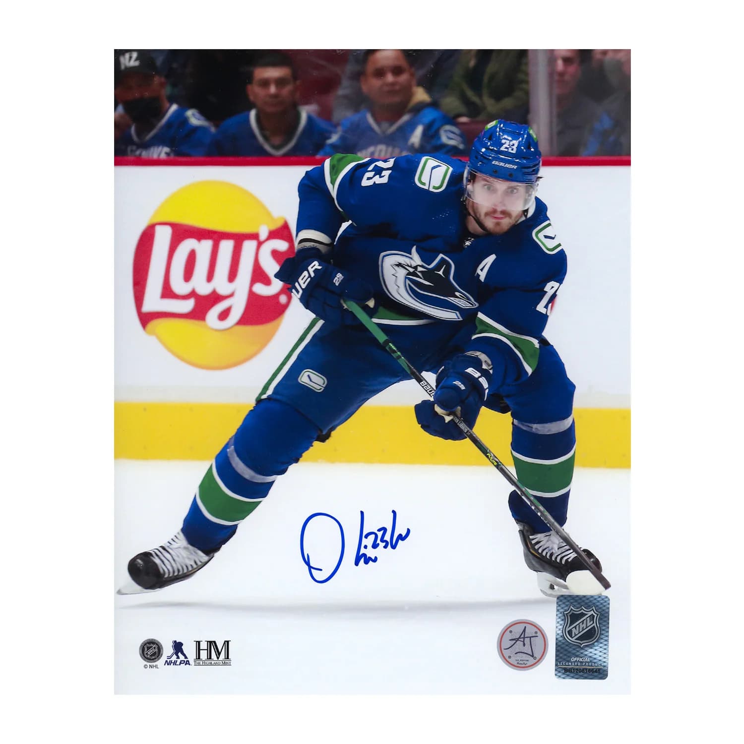 Oliver Ekman-Larsson Signed Vancouver Canucks Game Action 8x10 Photo Oliver Ekman-Larsson Photo 8x10-oliver-ekman-larsson-vancouver-canucks-game, Vancouver Canucks, supplier stock photo