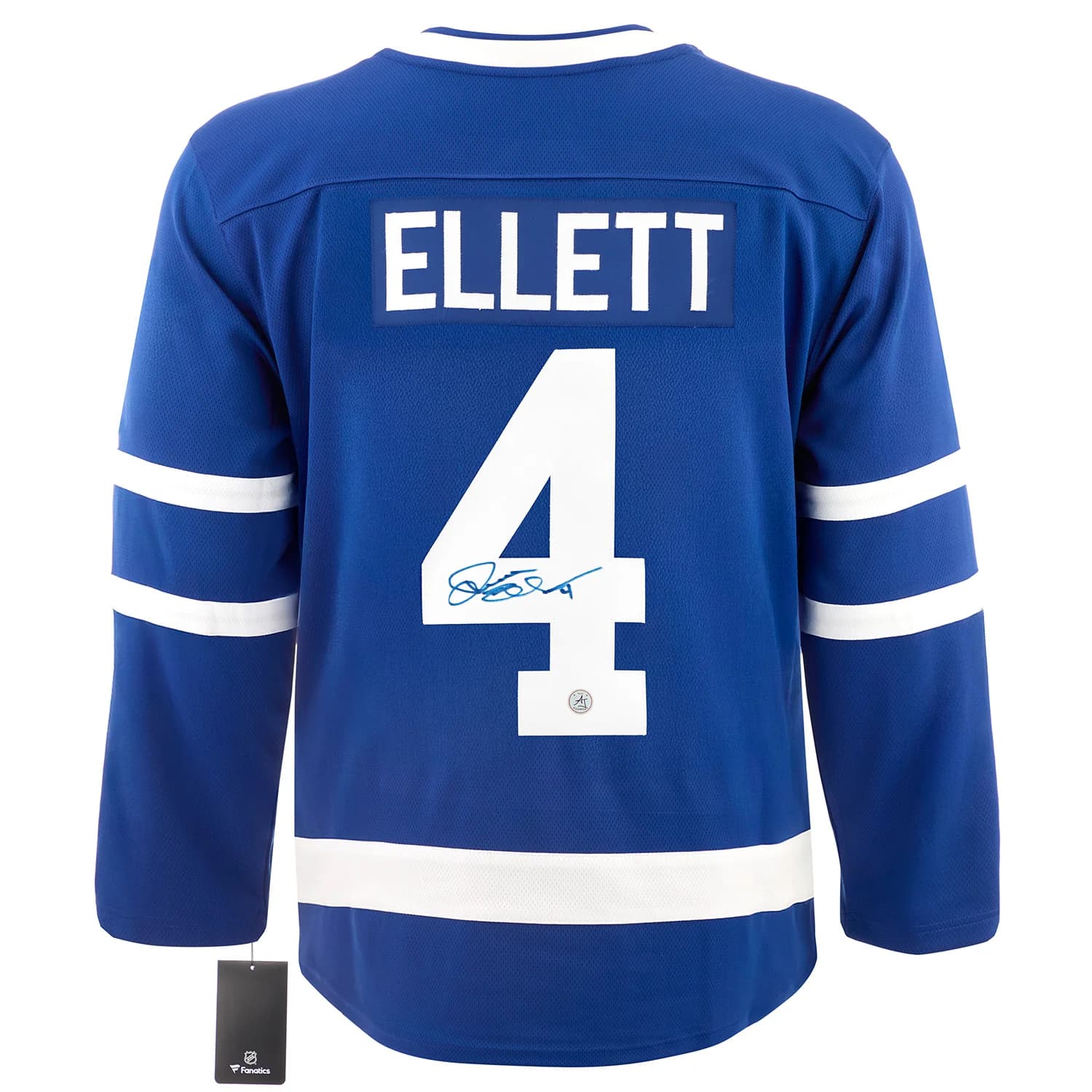 Dave Ellett Autographed Toronto Maple Leafs Fanatics Breakaway Jersey Dave Ellett Jersey breakaway, Toronto Maple Leafs, supplier stock photo