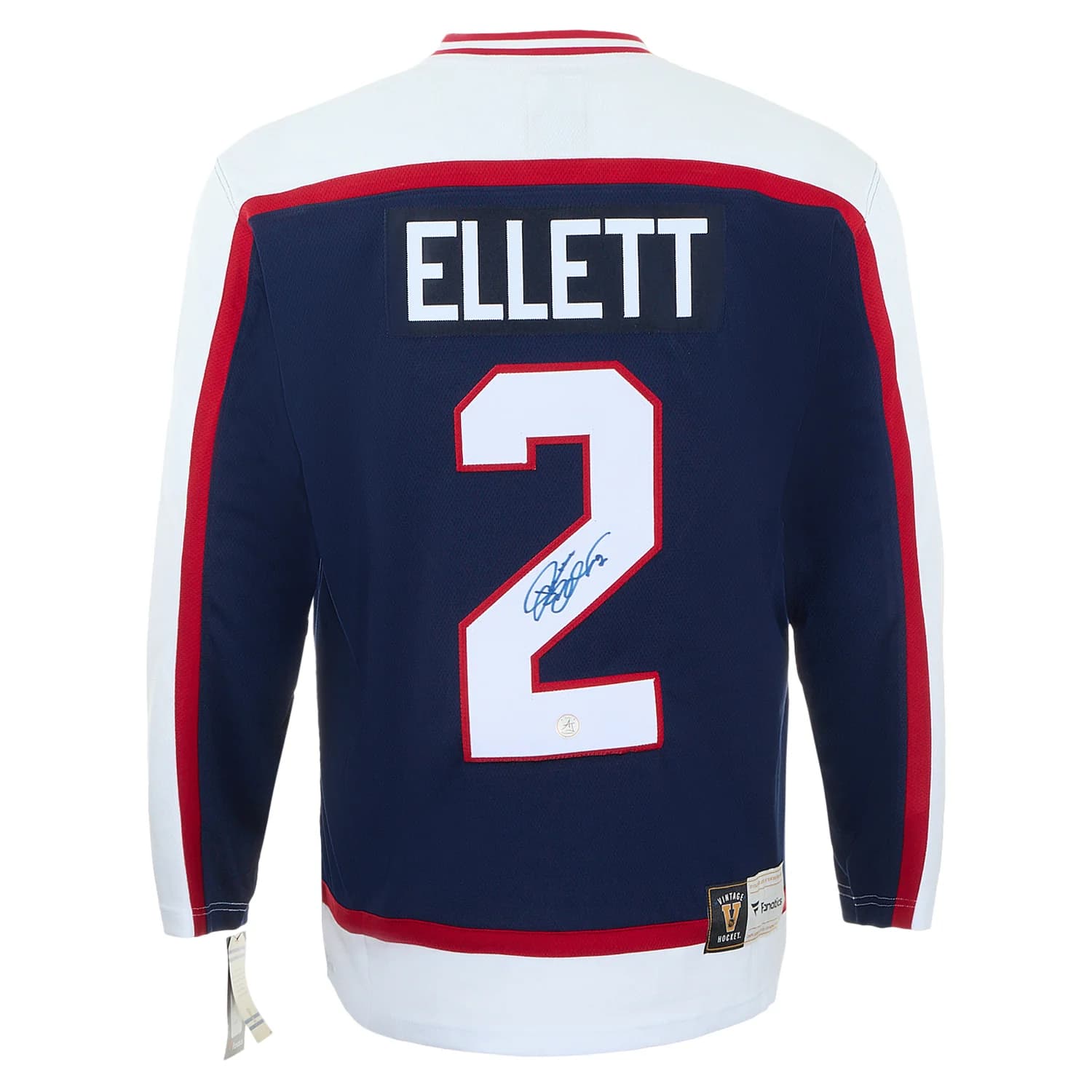 Dave Ellett Autographed Winnipeg Jets Throwback Breakaway Jersey Dave Ellett Jersey throwback-breakaway, Winnipeg Jets, supplier stock photo