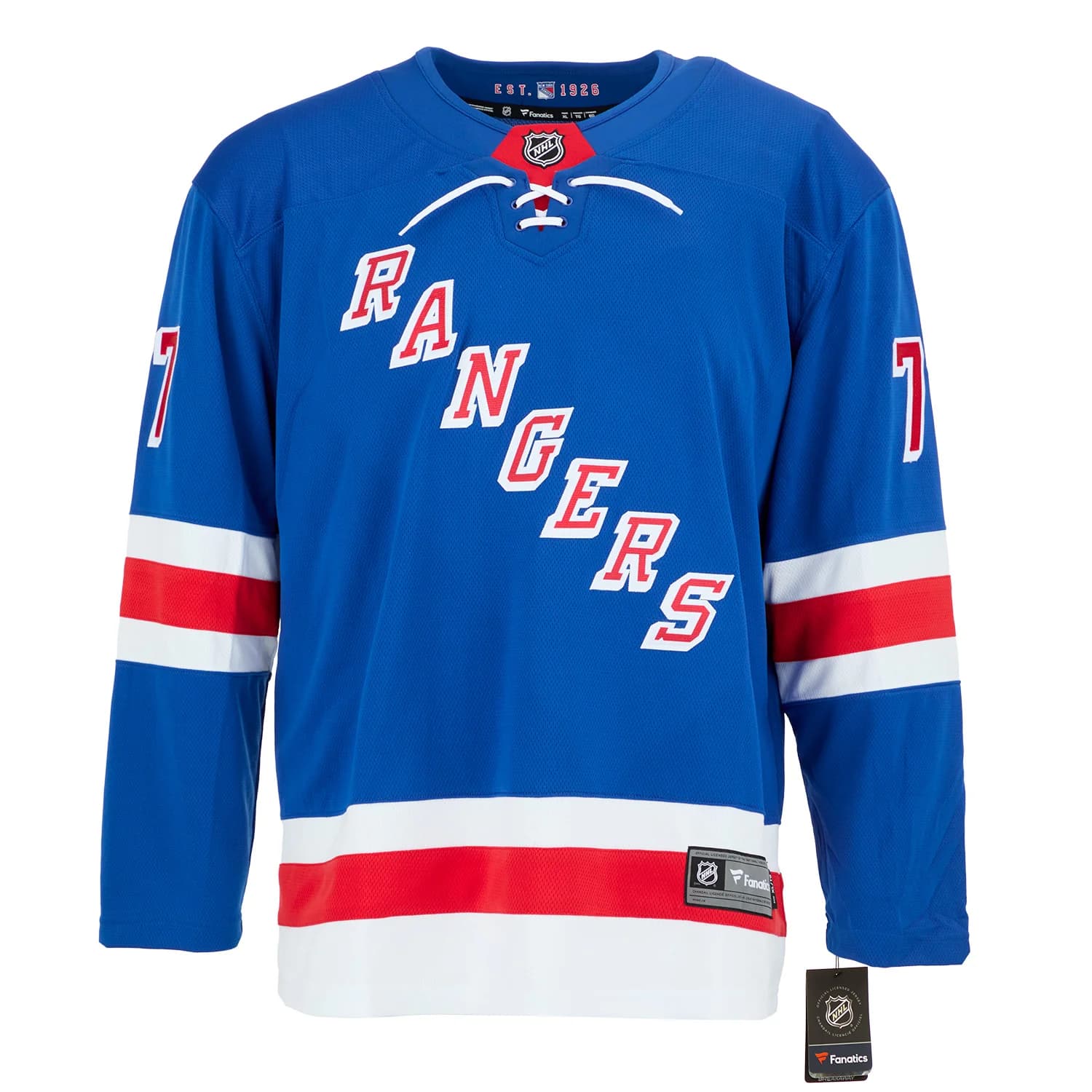 Phil Esposito Signed New York Rangers Fanatics Breakaway Jersey Phil Esposito Jersey breakaway, New York Rangers, view 2, supplier stock photo