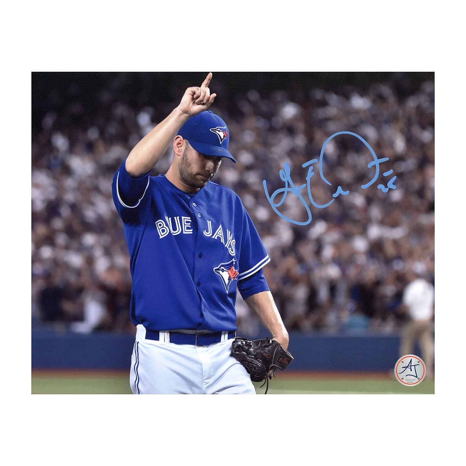 Marco Estrada Autographed Toronto Blue Jays Fan Salute 8x10 Photo Marco Estrada Photo 8x10-toronto-blue-jays-fan-salute, supplier stock photo