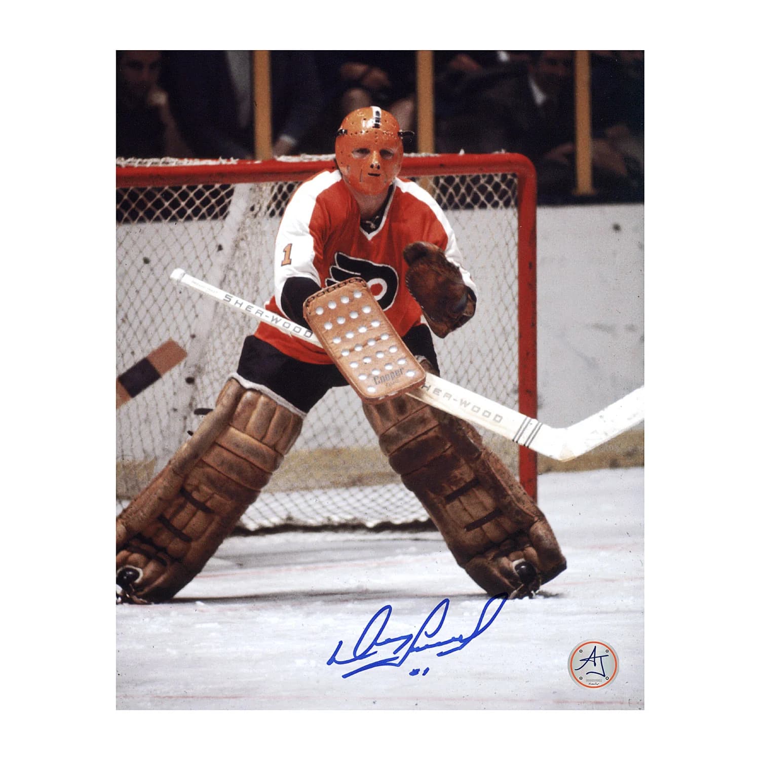 Doug Favell Autographed Philadelphia Flyers Goalie 8x10 Photo Doug Favell Photo 8x10-goalie, Philadelphia Flyers, supplier stock photo
