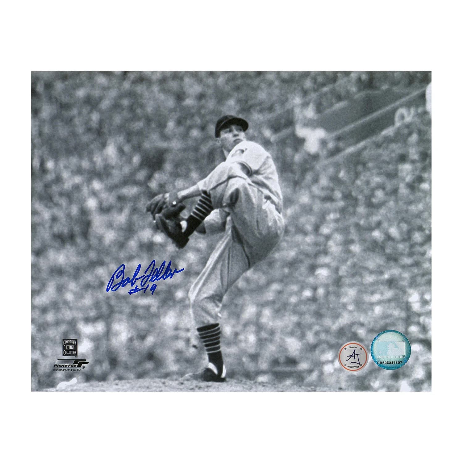 Bob Feller Autographed Cleveland Indians Pitching 8x10 Photo Bob Feller Photo 8x10-cleveland-indians-pitching, supplier stock photo