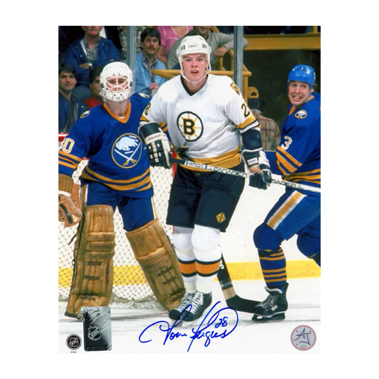 Tom Fergus Signed Boston Bruins Hockey 8x10 Photo Tom Fergus Photo 8x10-hockey, Boston Bruins, supplier stock photo