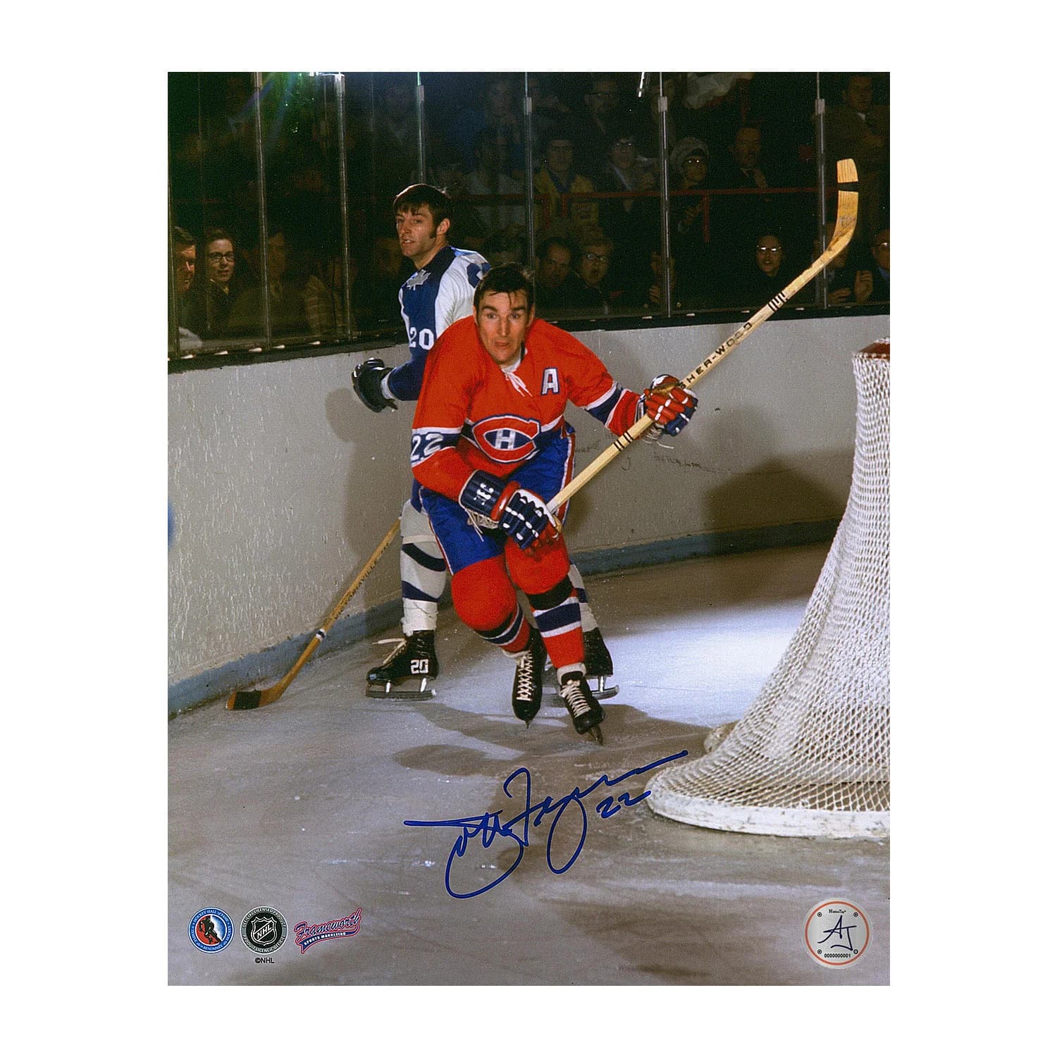John Ferguson Autographed Montreal Canadiens Game Action 8x10 Photo John Ferguson Photo 8x10-game-action, Montreal Canadiens, supplier stock photo