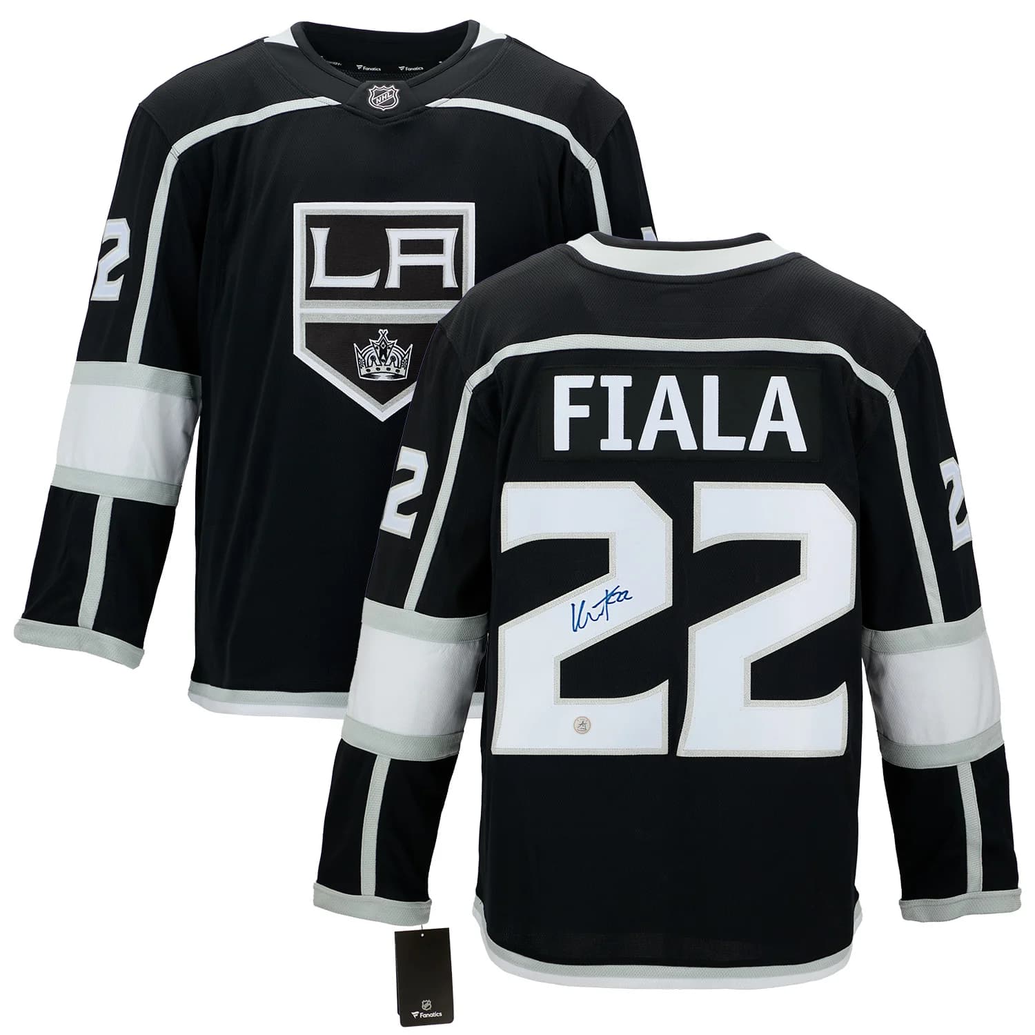 Kevin Fiala Autographed Los Angeles Kings Fanatics Breakaway Jersey Kevin Fiala Jersey breakaway, Los Angeles Kings, view 3, supplier stock photo