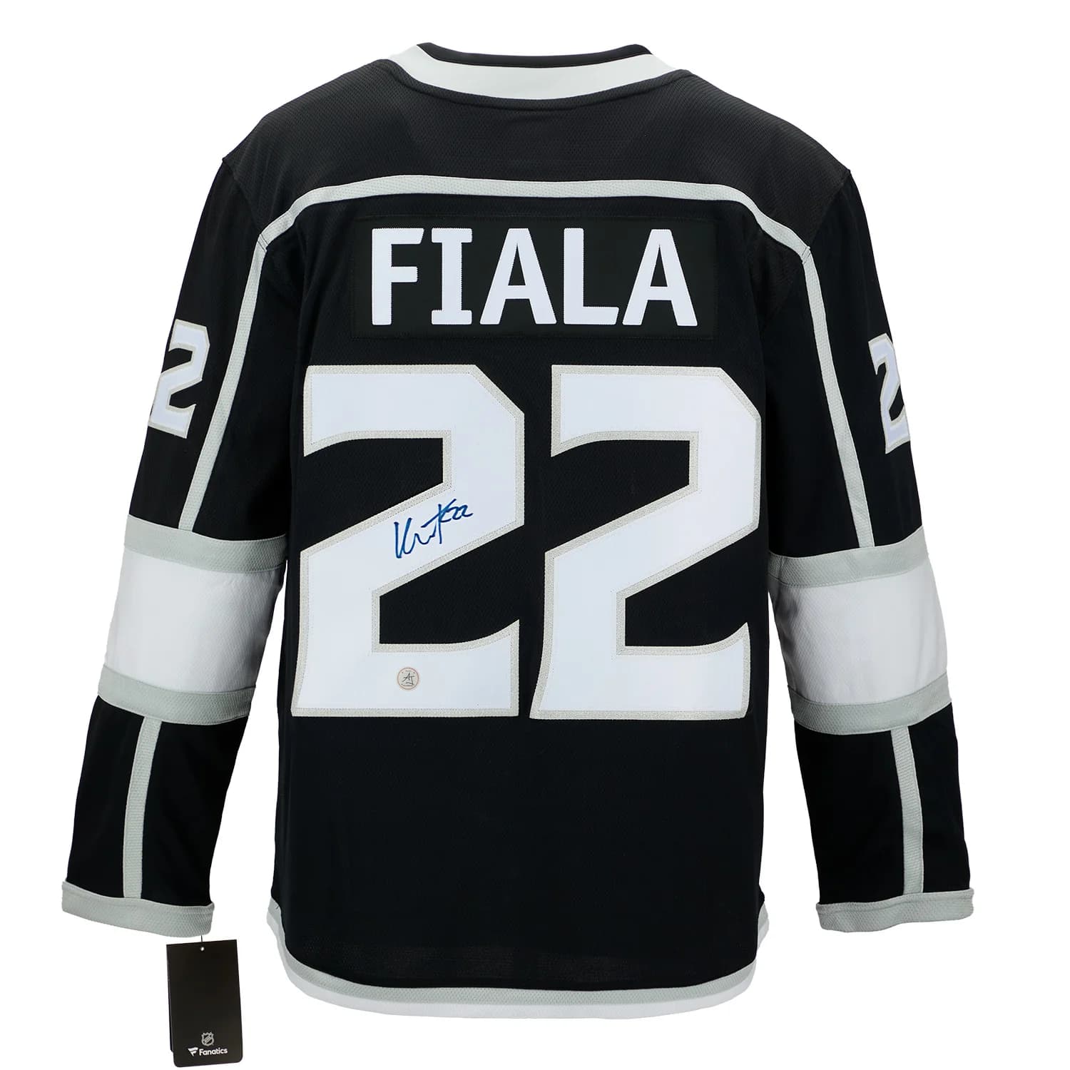 Kevin Fiala Autographed Los Angeles Kings Fanatics Breakaway Jersey Kevin Fiala Jersey breakaway, Los Angeles Kings, supplier stock photo