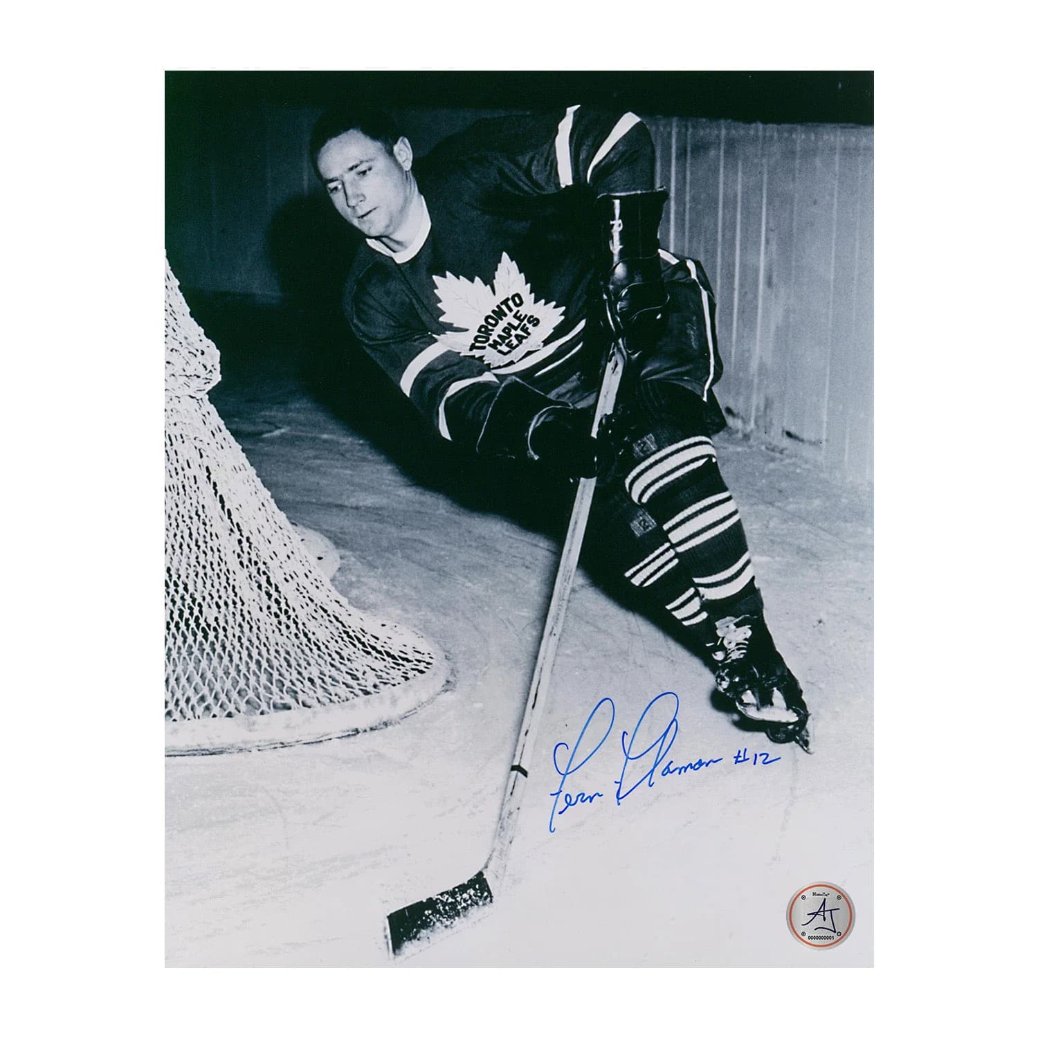 Fern Flaman Autographed Toronto Maple Leafs 8x10 Photo Fern Flaman Photo 8x10, Toronto Maple Leafs, supplier stock photo