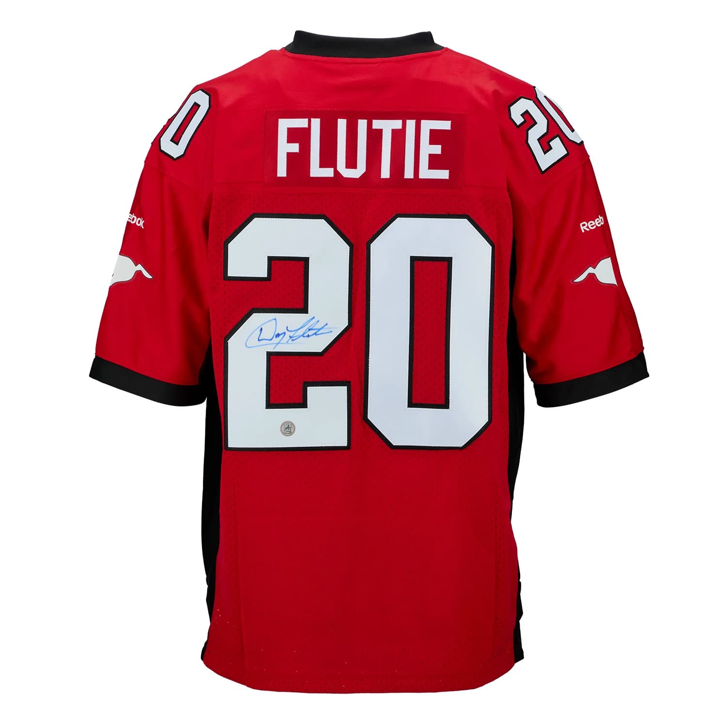 Doug Flutie Autographed Calgary Stampeders Vintage Reebok Jersey Doug Flutie Jersey calgary-stampeders-vintage-reebok, supplier stock photo