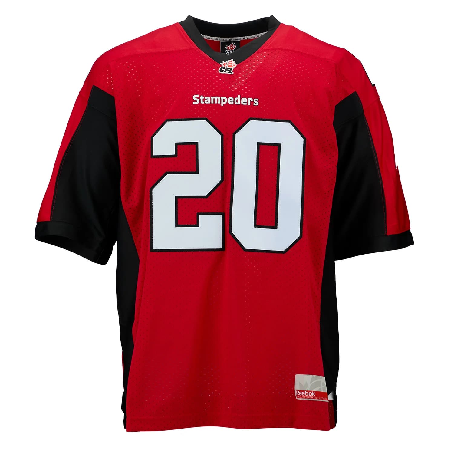 Doug Flutie Autographed Calgary Stampeders Vintage Reebok Jersey Doug Flutie Jersey calgary-stampeders-vintage-reebok, view 2, supplier stock photo