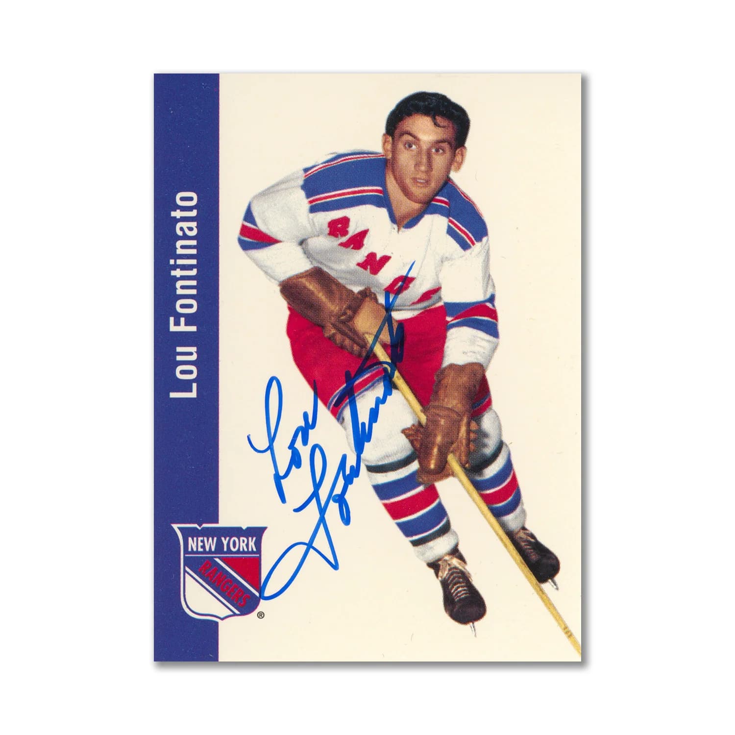Autographed 1994 Parkhurst Missing Link #93 Lou Fontinato Hockey Card Card 1994-parkhurst-missing-link-93-lou, supplier stock photo