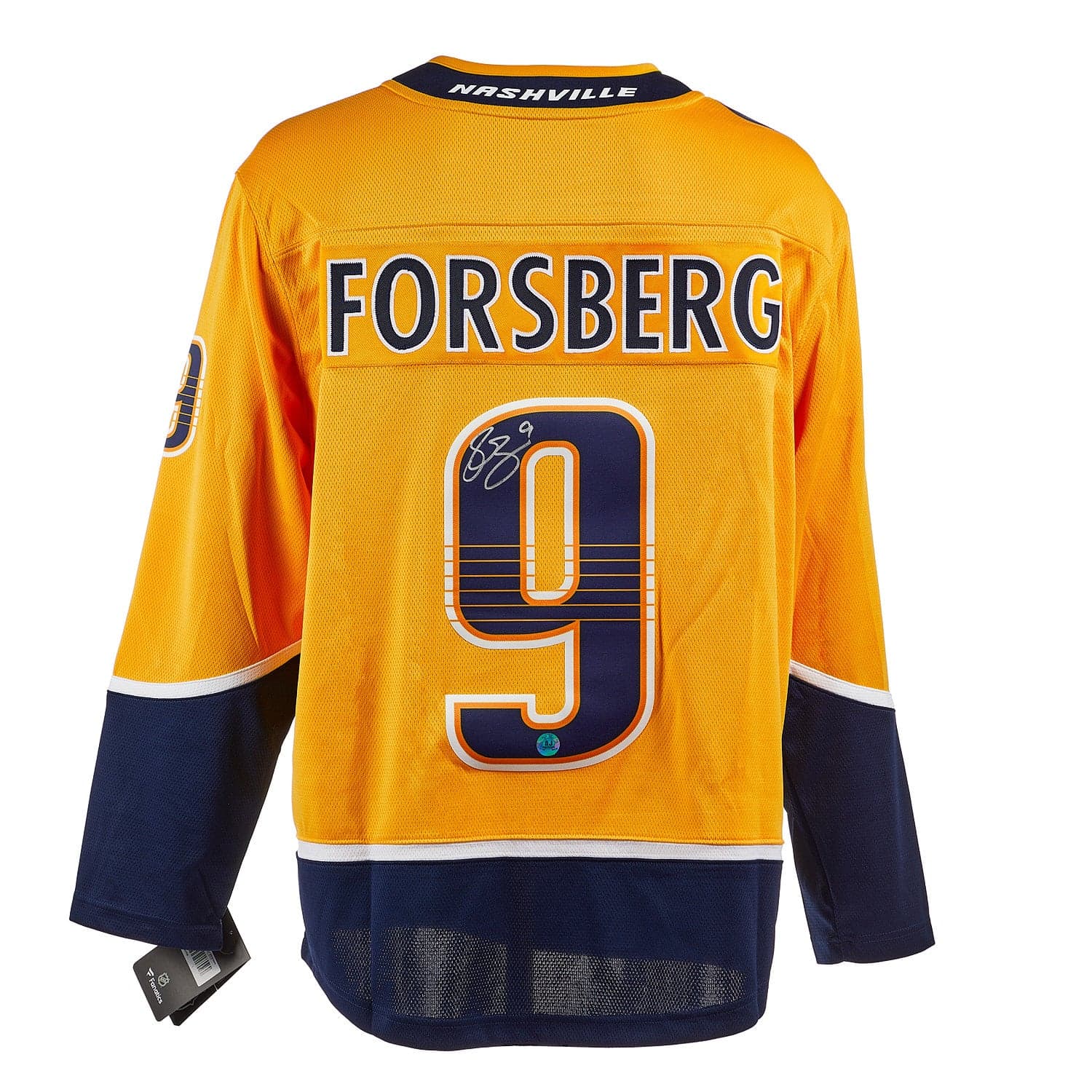 Filip Forsberg Autographed Nashville Predators Fanatics Breakaway Jersey Filip Forsberg Jersey breakaway, Nashville Predators, supplier stock photo