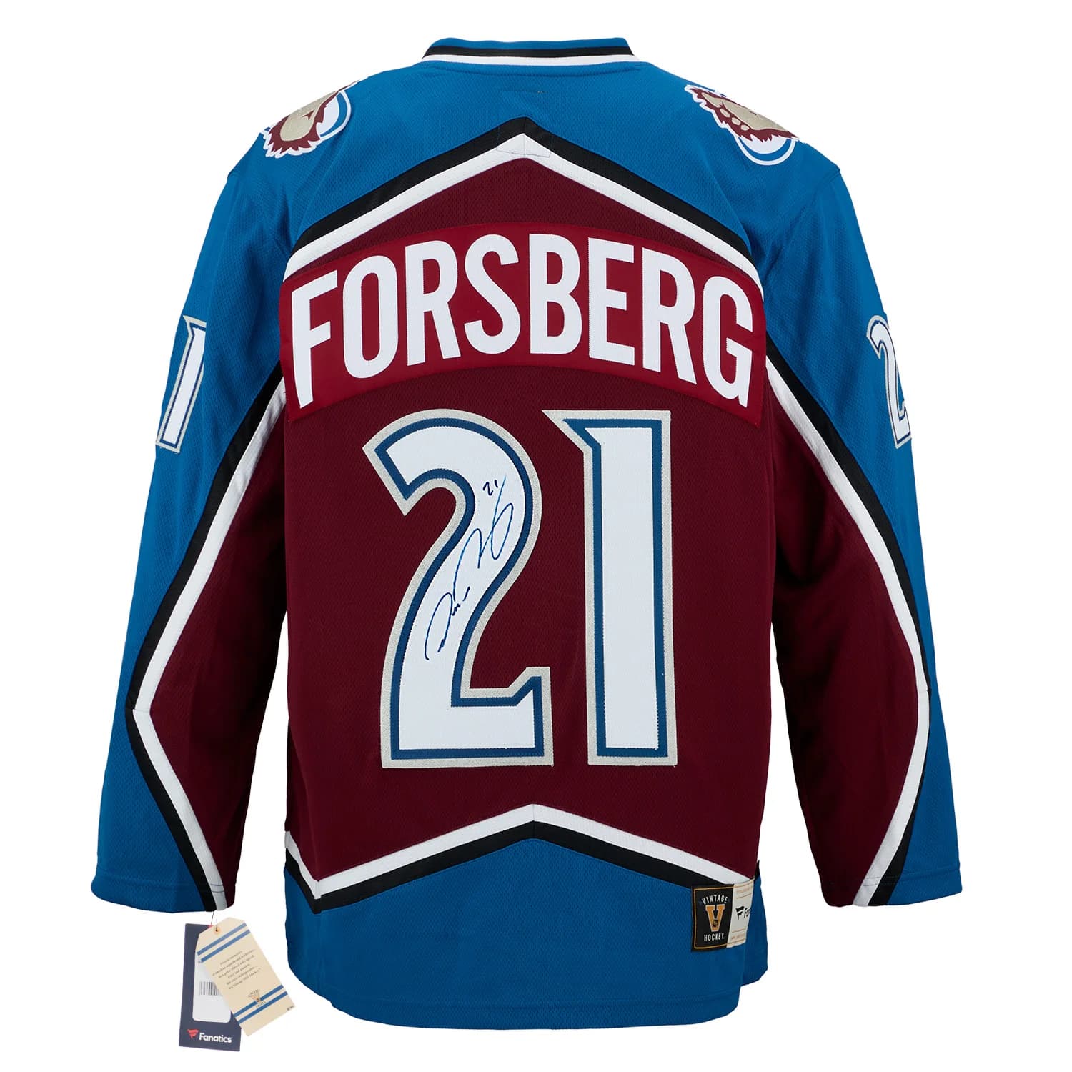 Peter Forsberg Colorado Avalanche Signed 1996 Stanley Cup Fanatics Jersey Peter Forsberg Jersey peter-forsberg-colorado-avalanche-1996-stanley, Colorado Avalanche, supplier stock photo