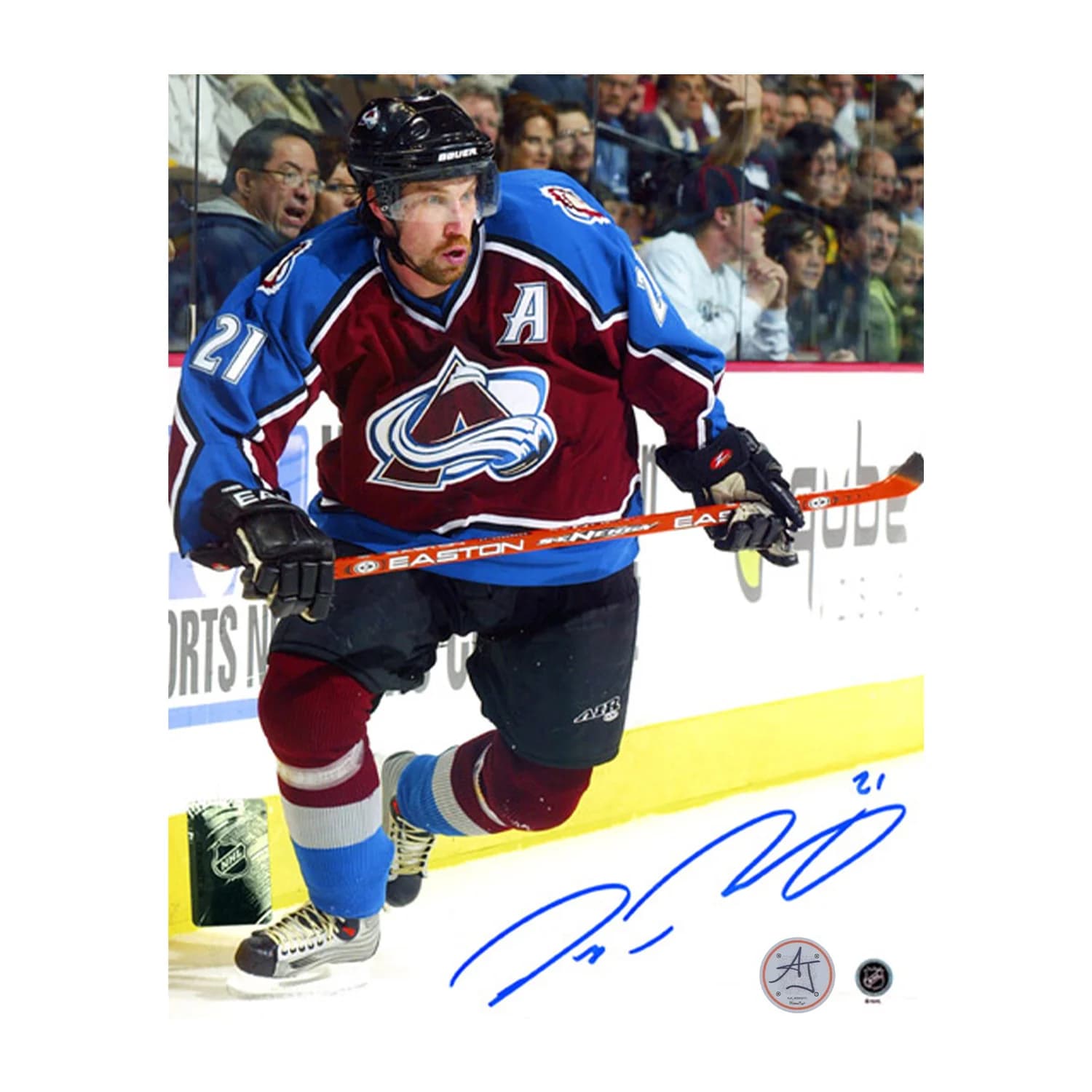 Peter Forsberg Autographed Colorado Avalanche Playmaker 8x10 Photo Peter Forsberg Photo 8x10-peter-forsberg-colorado-avalanche-playmaker, Colorado Avalanche, supplier stock photo