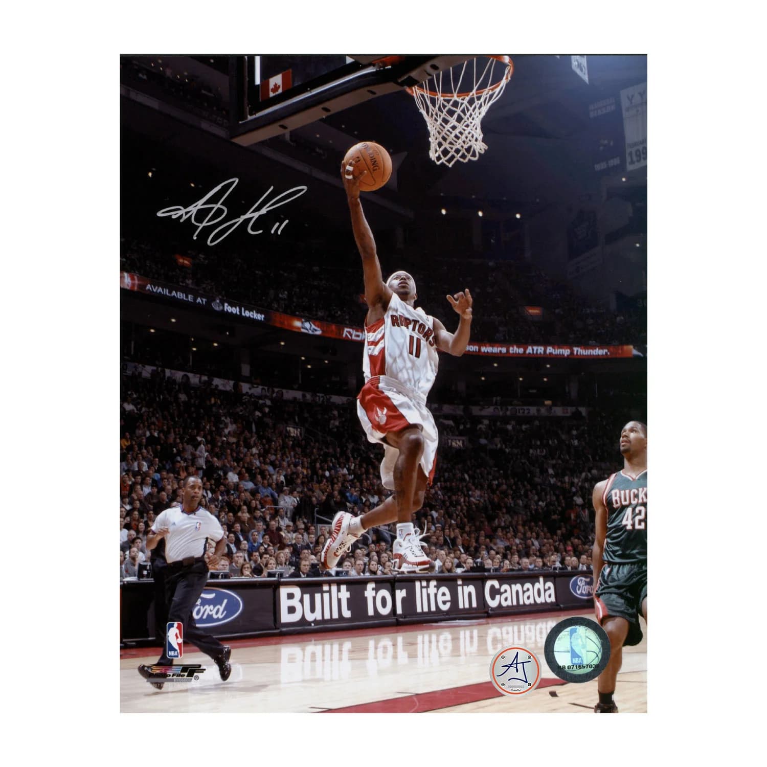 TJ Ford Autographed Toronto Raptors Built For Life In Canada 8x10 Photo TJ Ford Photo 8x10-toronto-raptors-built-life-canada, supplier stock photo