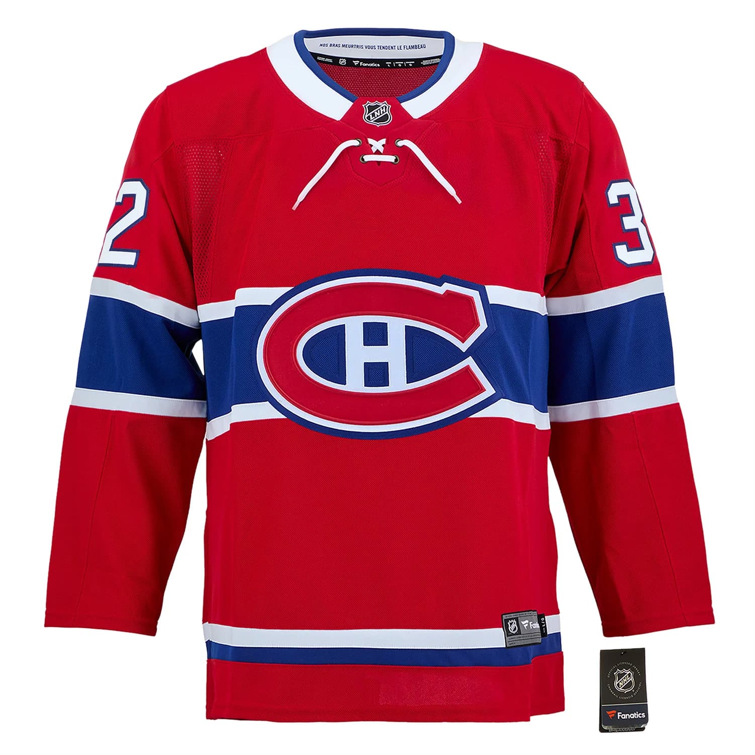 Jacob Fowler Autographed Montreal Canadiens Fanatics Breakaway Jersey Jacob Fowler Jersey jacob-fowler-breakaway, Montreal Canadiens, view 2, supplier stock photo
