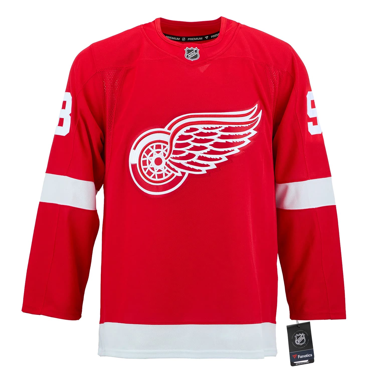 Johan Franzen Autographed Detroit Red Wings Fanatics Breakaway Jersey Johan Franzen Jersey breakaway, Detroit Red Wings, view 2, supplier stock photo