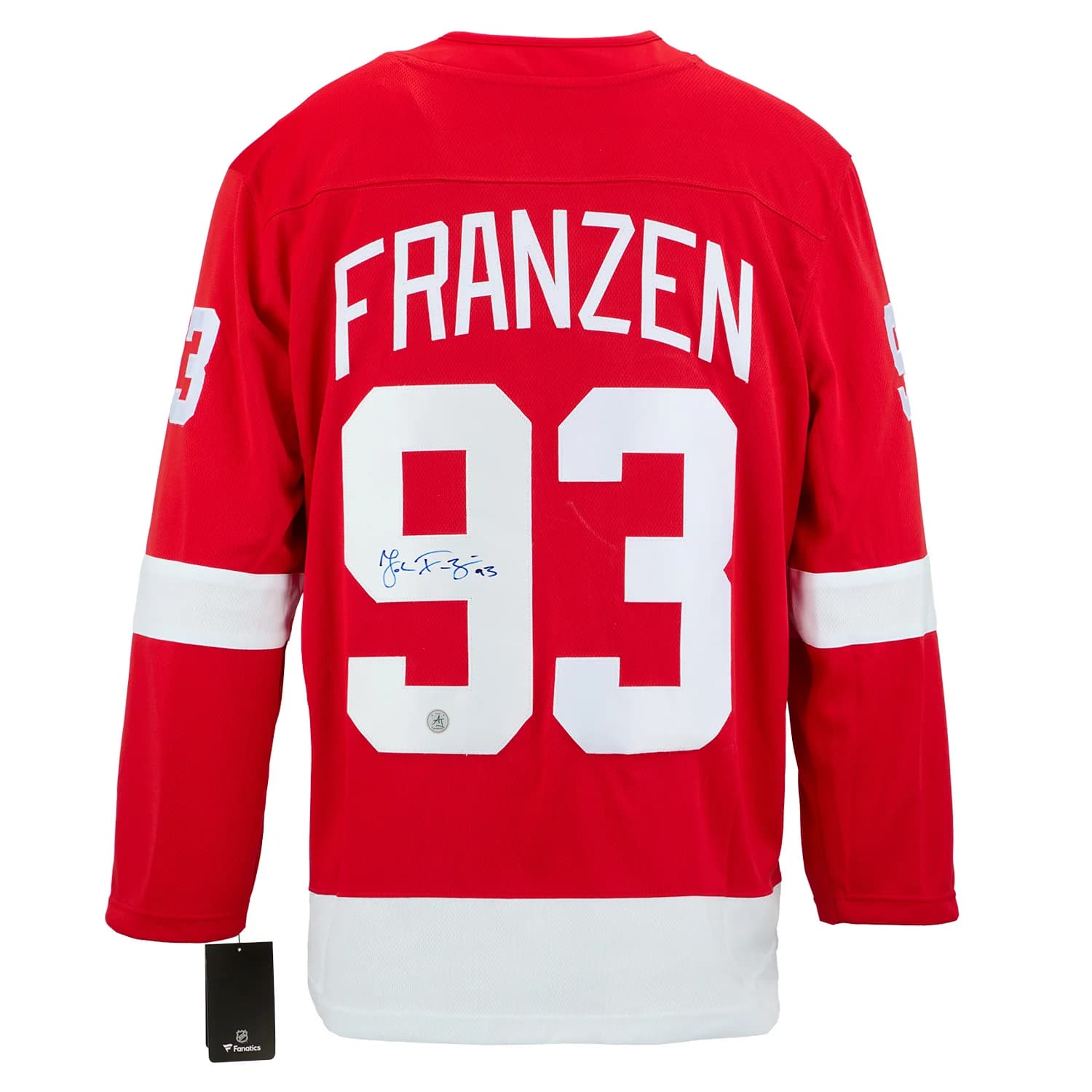 Johan Franzen Autographed Detroit Red Wings Fanatics Breakaway Jersey Johan Franzen Jersey breakaway, Detroit Red Wings, supplier stock photo