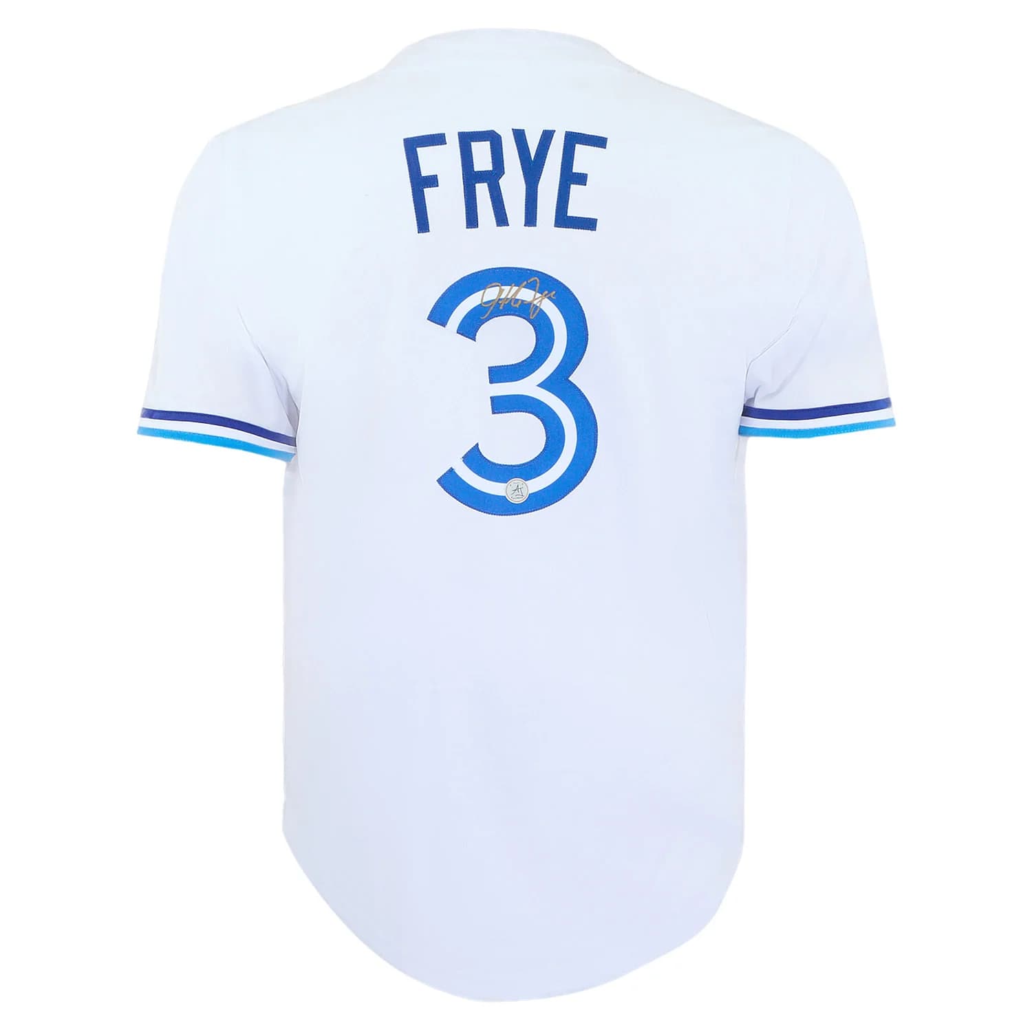 Jeff Frye Autographed Toronto City Design White Baseball Jersey Jeff Frye Jersey toronto-city-design-white-baseball, supplier stock photo