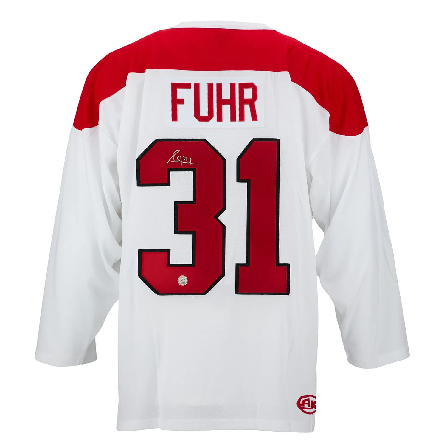 Grant Fuhr Autographed Team Canada Custom Hockey Nation Jersey Grant Fuhr Jersey team-canada-hockey-nation, supplier stock photo