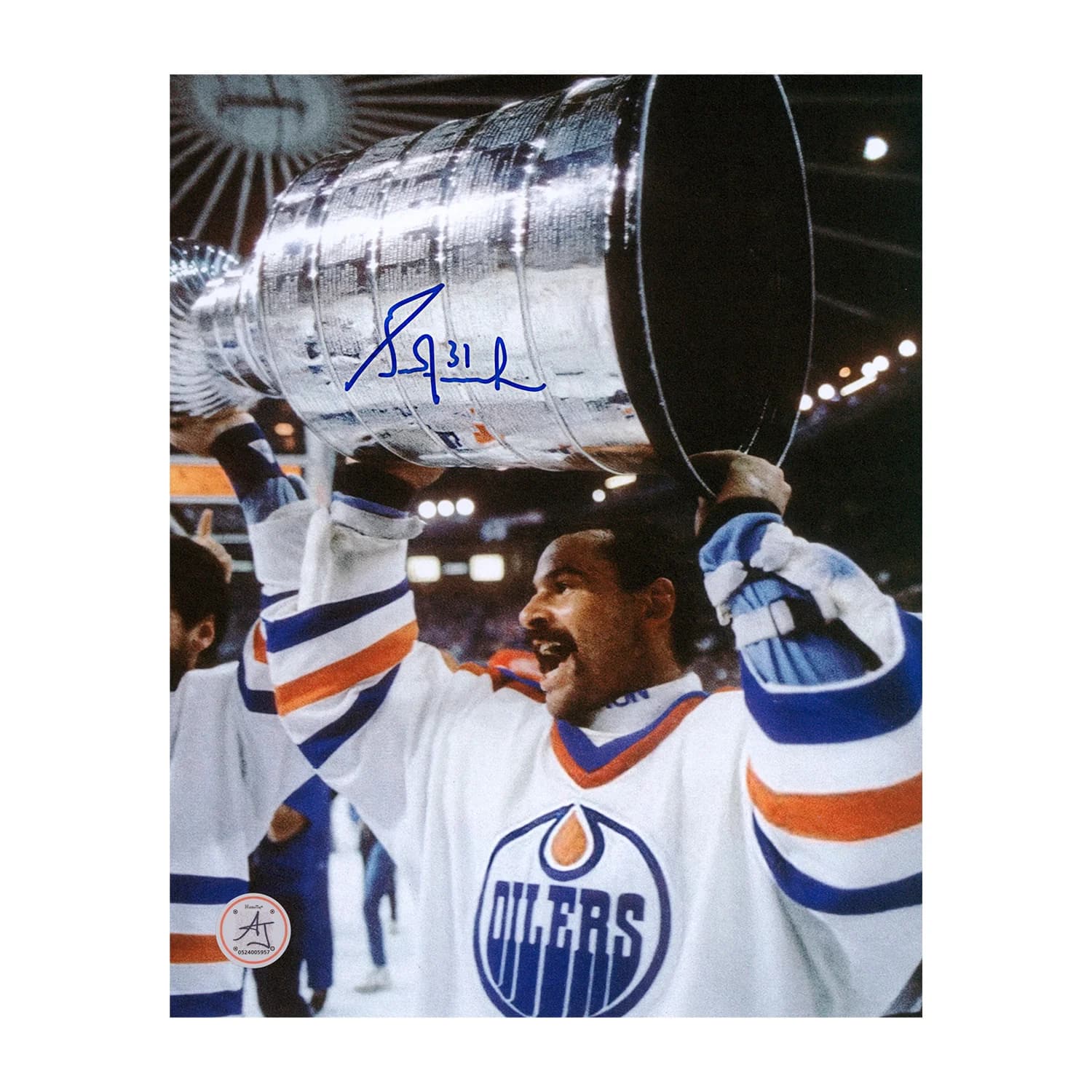 Grant Fuhr Signed Edmonton Oilers 1987 Stanley Cup 8x10 Photo Grant Fuhr Photo 8x10-1987-stanley-cup, Edmonton Oilers, supplier stock photo