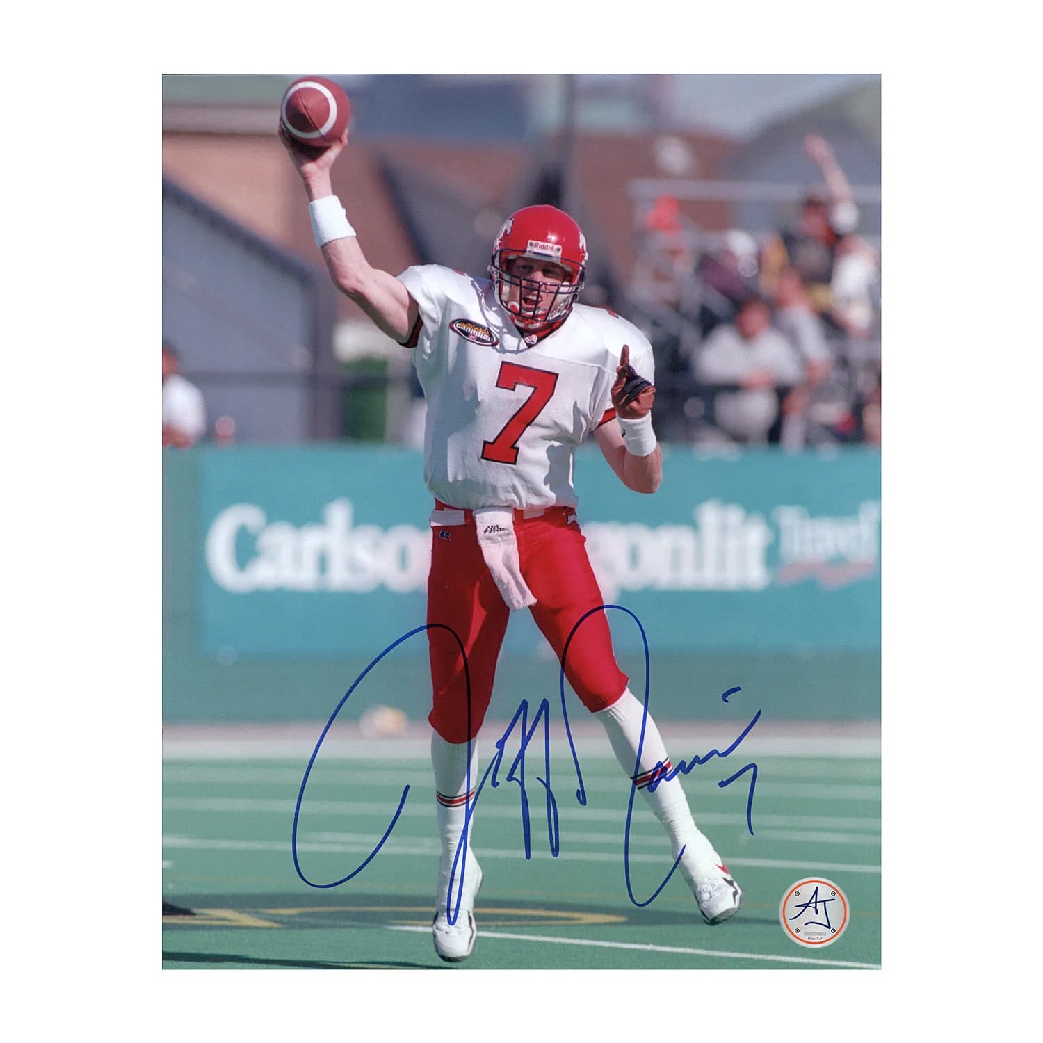 Jeff Garcia Autographed Calgary Stampeders Quarterback 8x10 Photo Jeff Garcia Photo 8x10-calgary-stampeders-quarterback, supplier stock photo